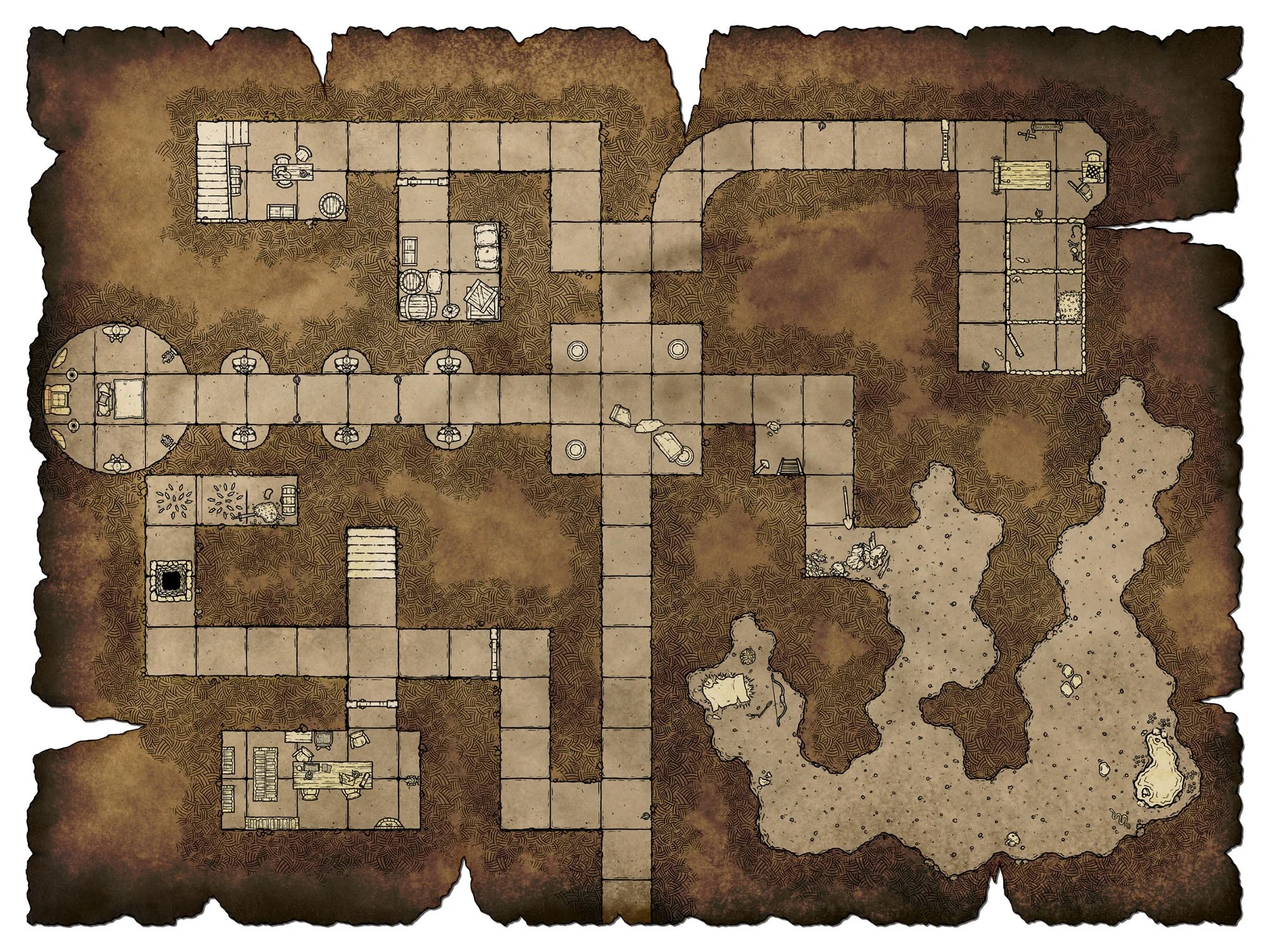 Python Dungeon Mapper Dungeon Map Builder for Your Fantasy Maps — Map Effects
