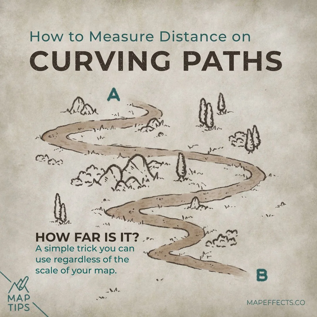 Path Distance Map How to Measure Distance of Wandering Paths on Fantasy Maps — Map Effects