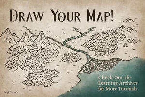 How To Draw River Deltas On Fantasy Maps Map Effects