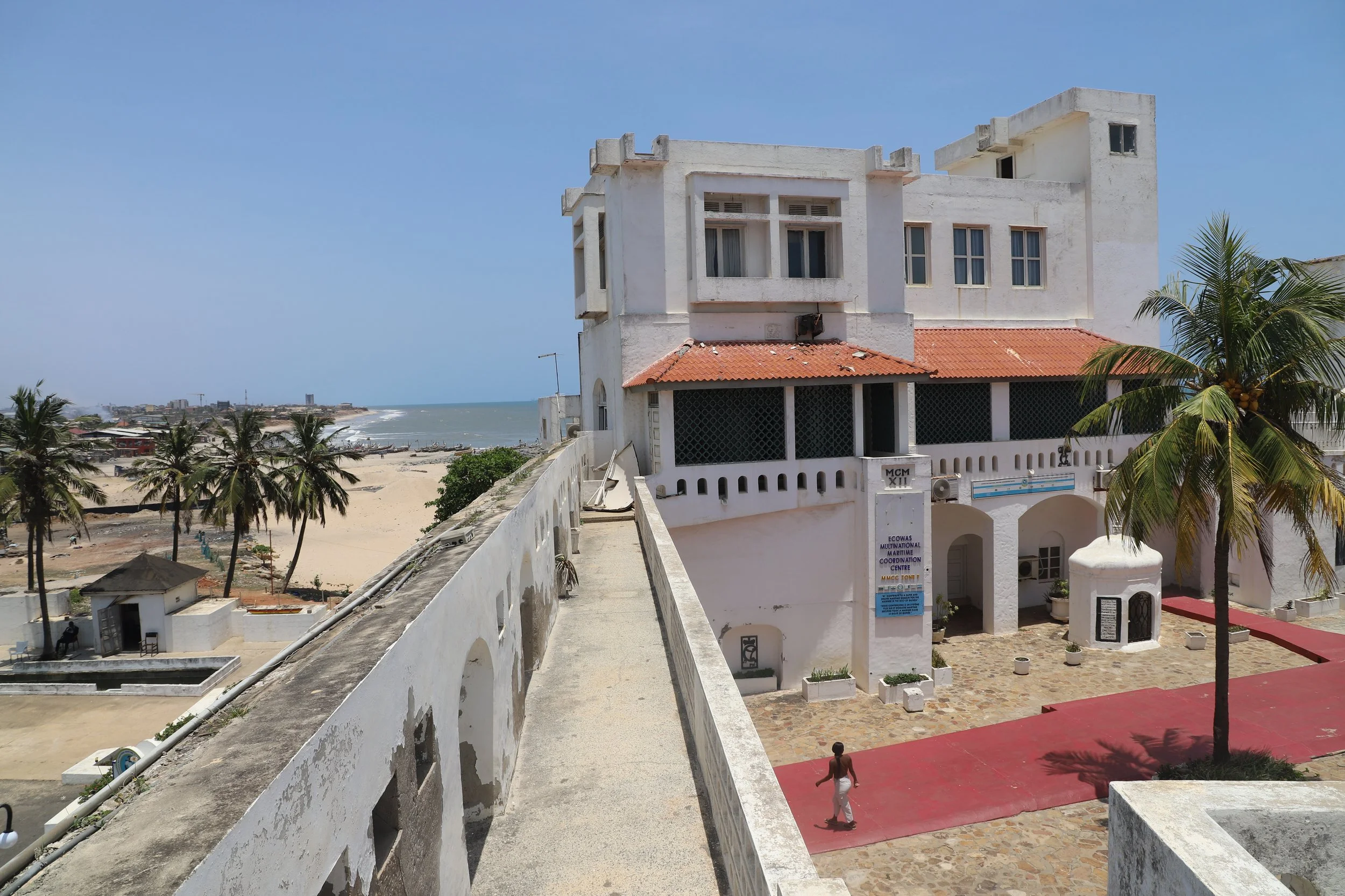 Castle at the edge of the sea