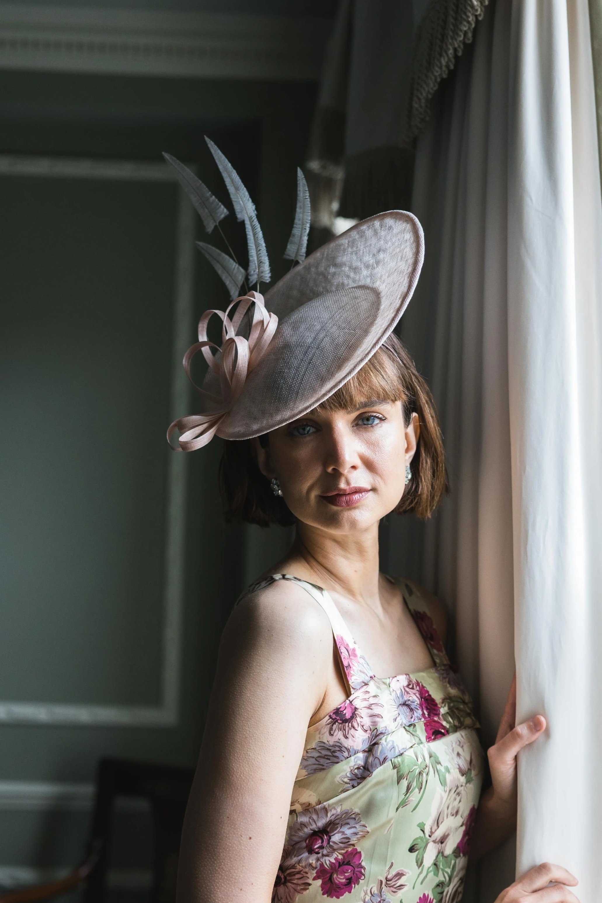 tailored slice hat fascinator