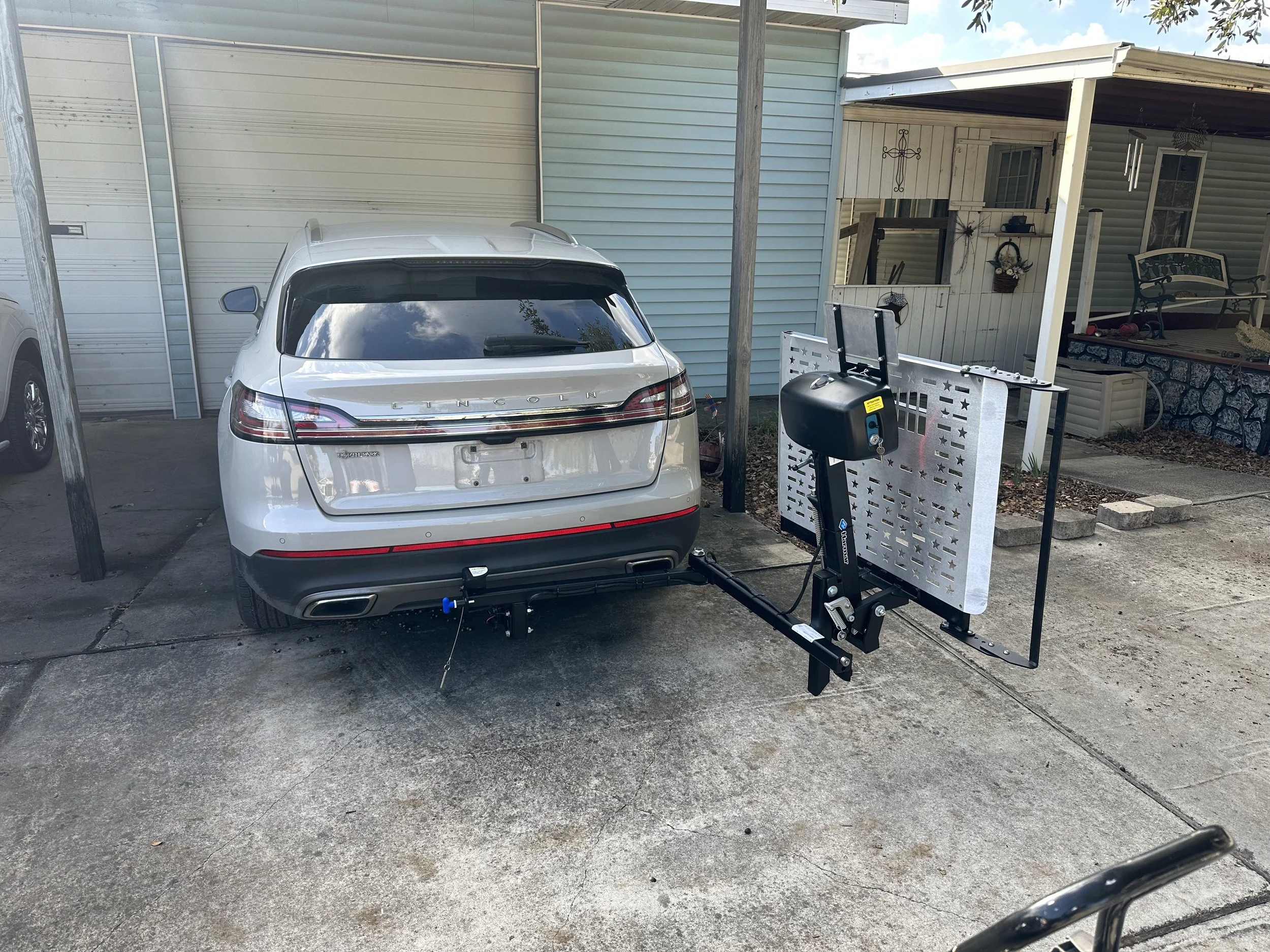 scooter lift swing away accessory