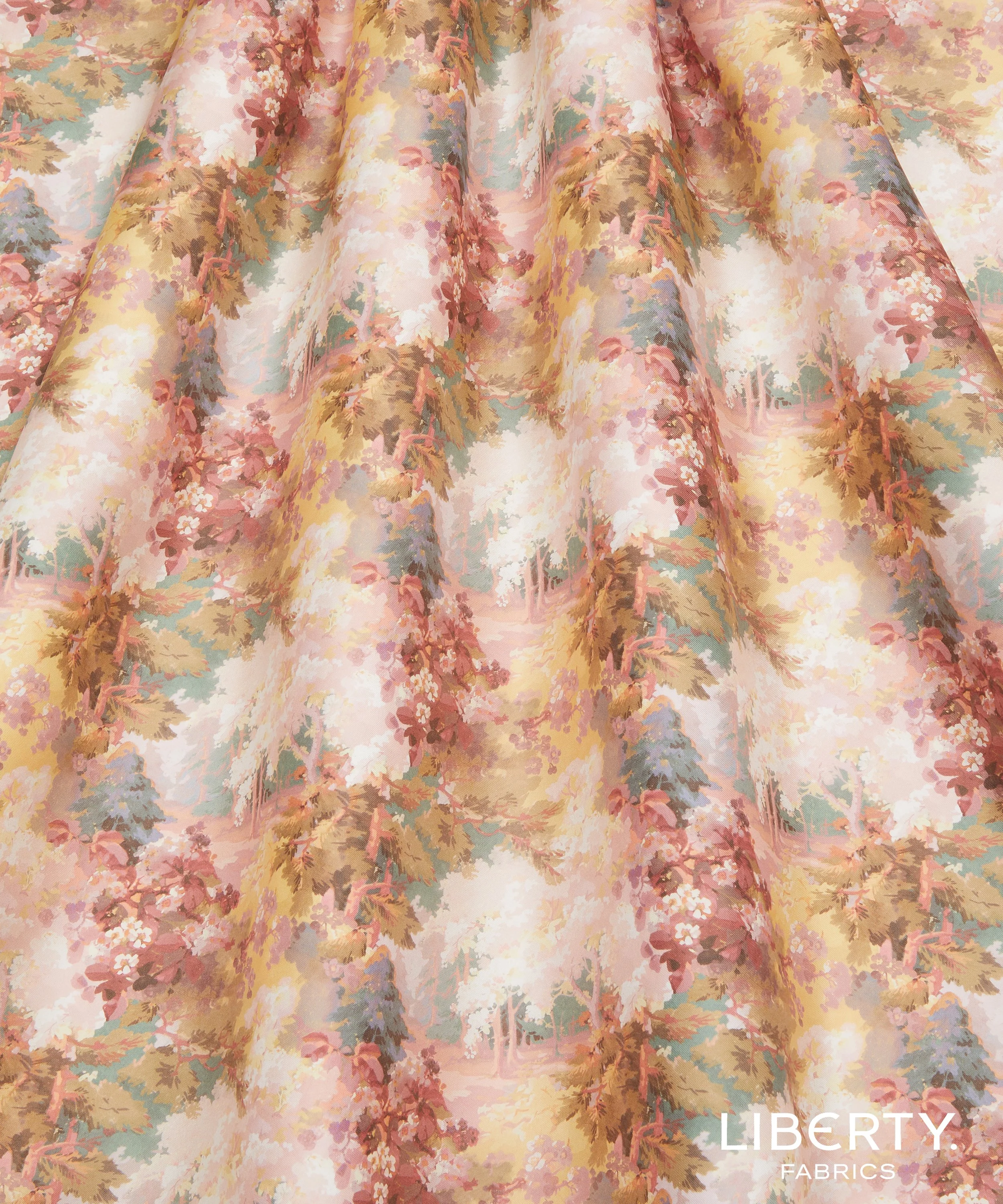 Liberty Autumnal Walk (A) Monument Silk Twill