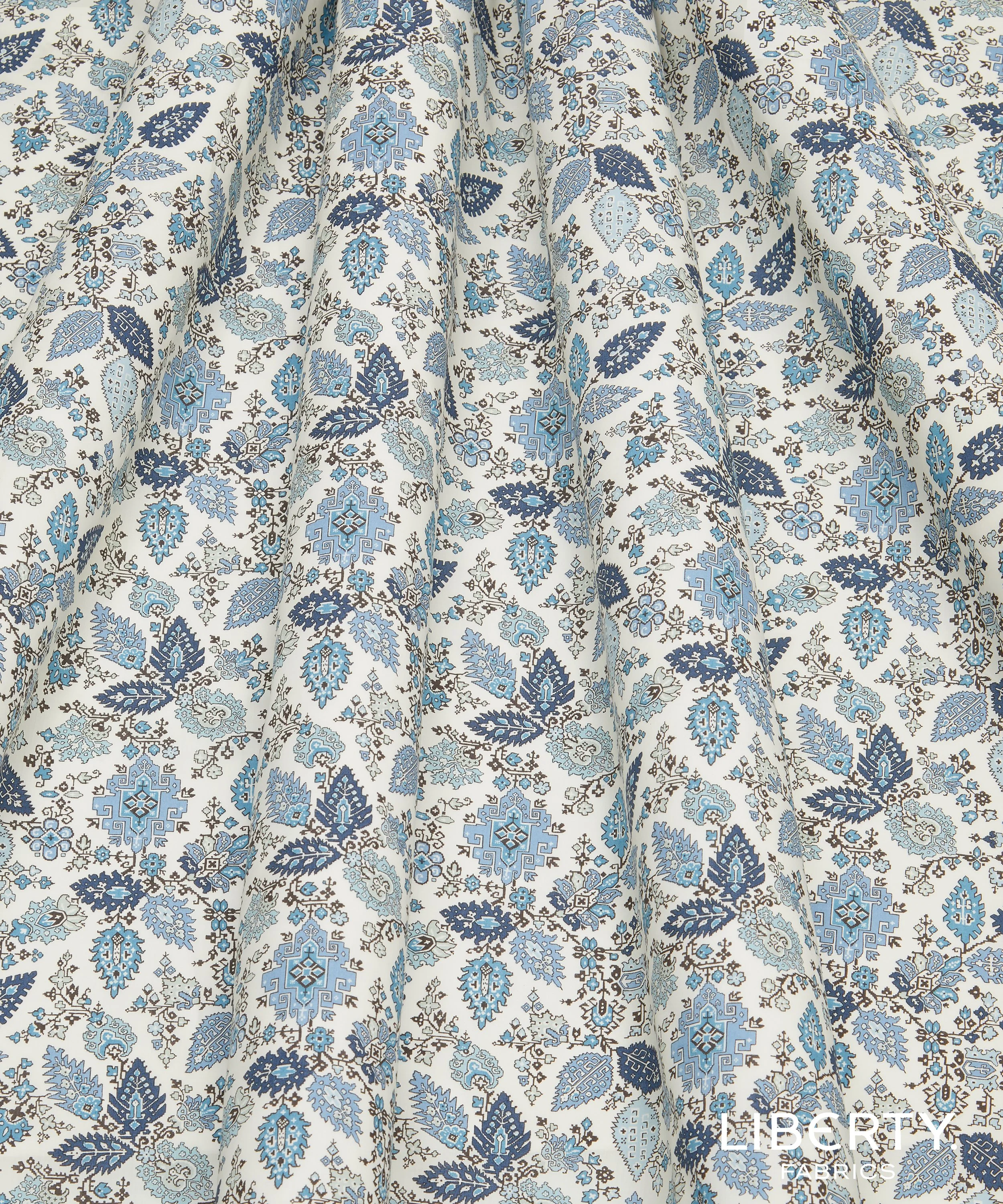 Liberty Tapestry Leaves (B) Tana Lawn