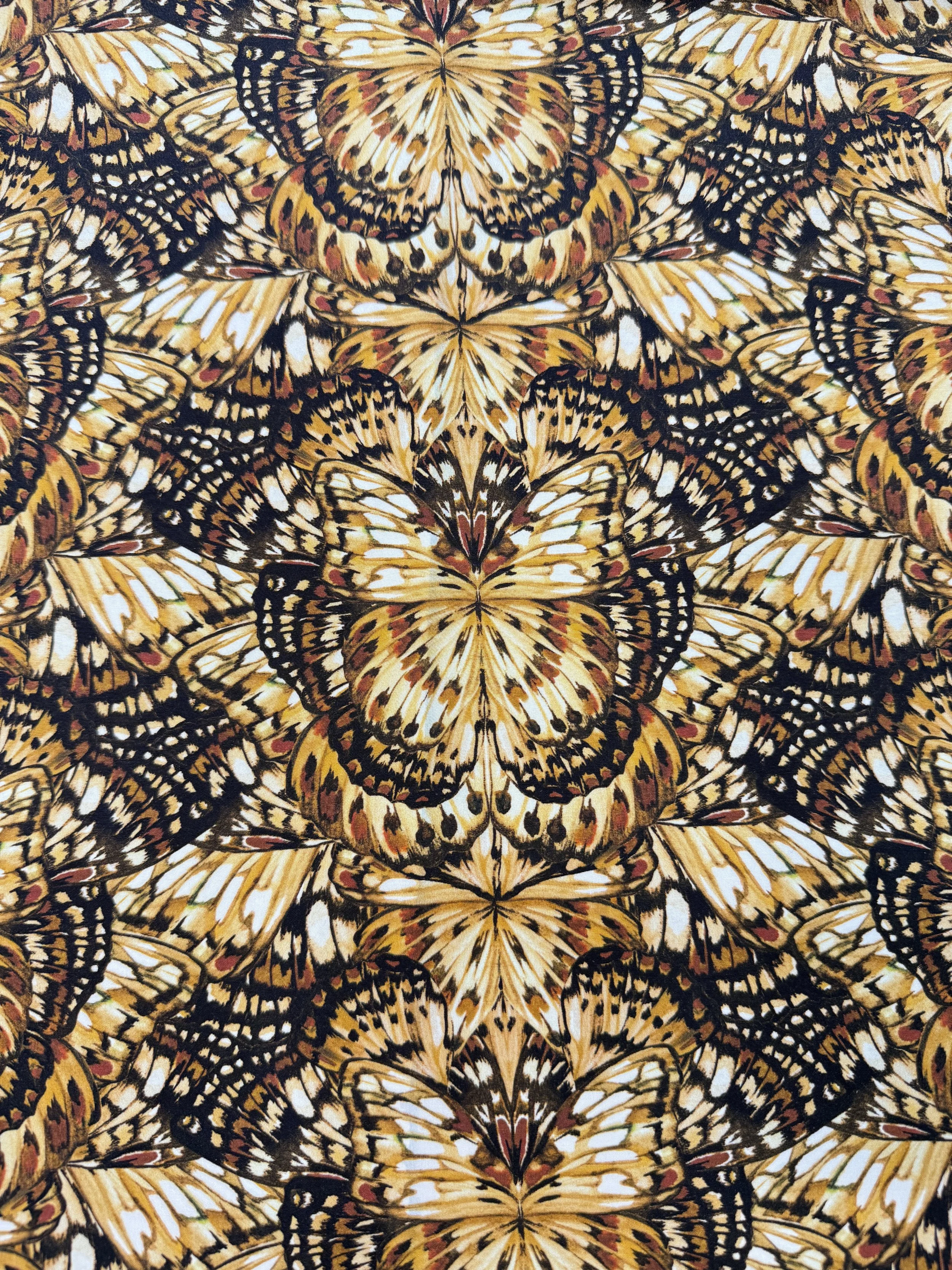 Liberty Kaleidoscope Silk Crepe De Chine