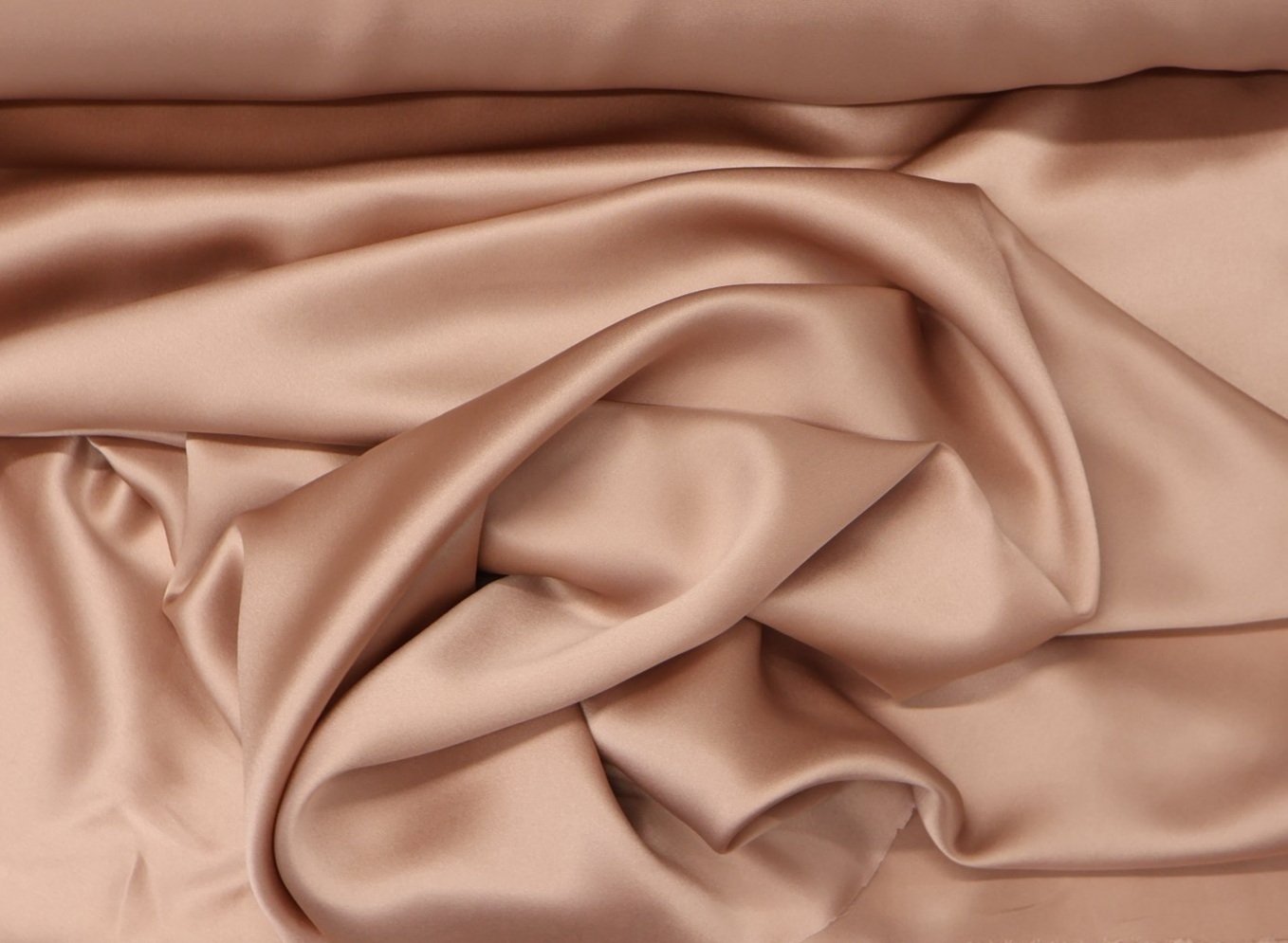 Nude Silk Satin