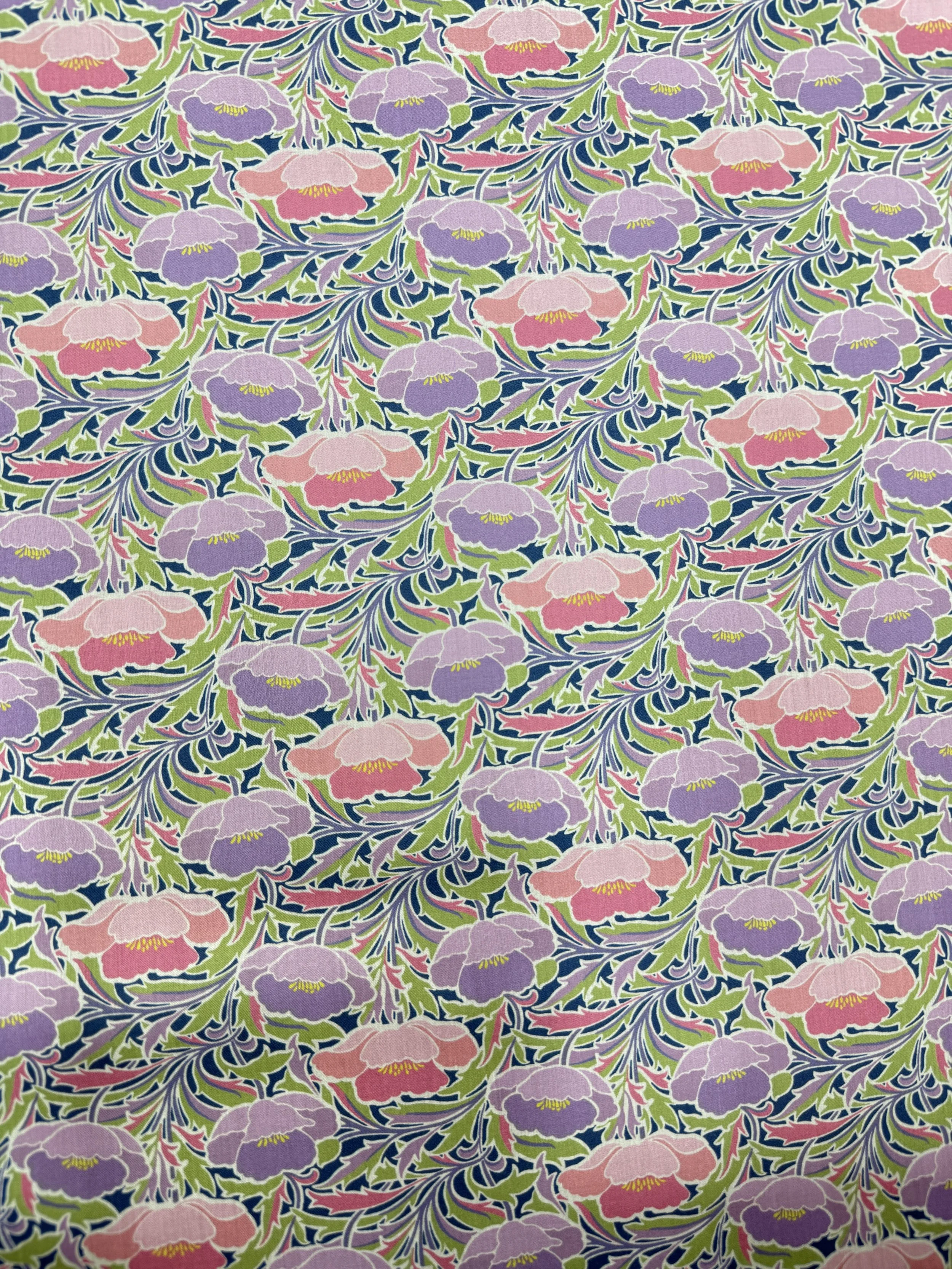 Liberty Poppy Canopy (B) Tana Lawn