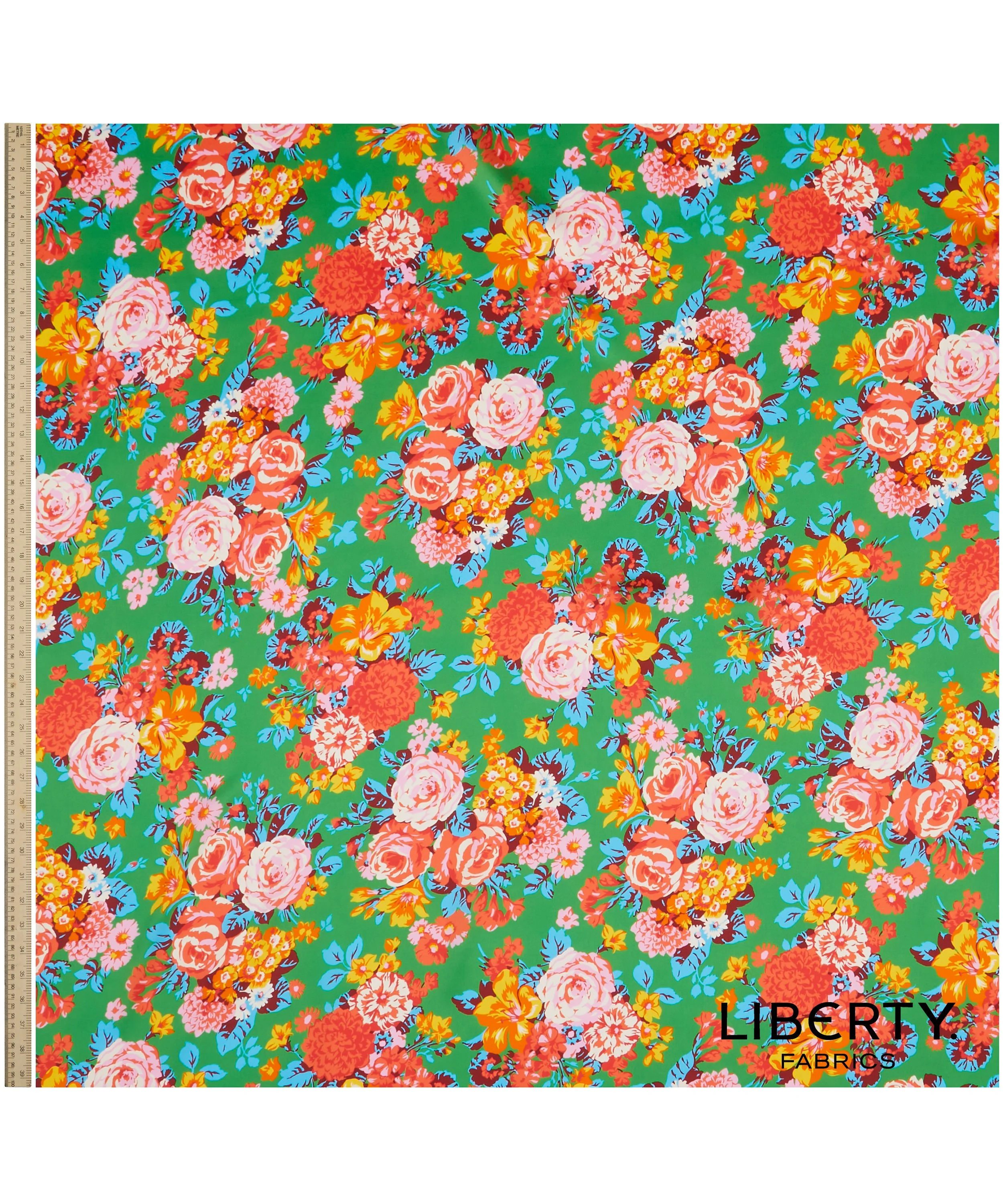 Liberty Flower Festoon (C) Kensington Crepe De Chine — Classic Textiles