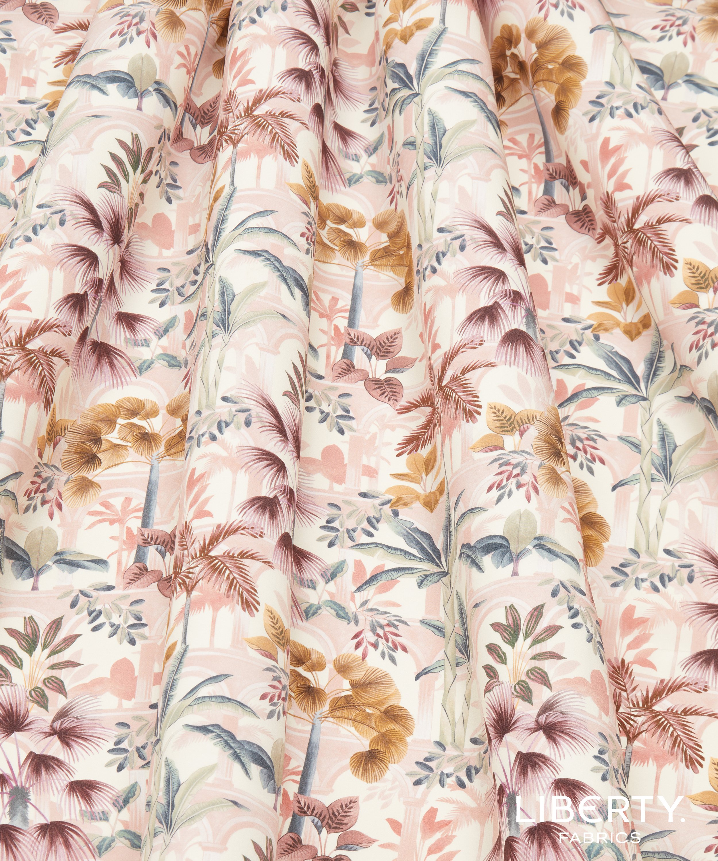 Liberty Tropical Babylon (B) Kensington Crepe de Chine