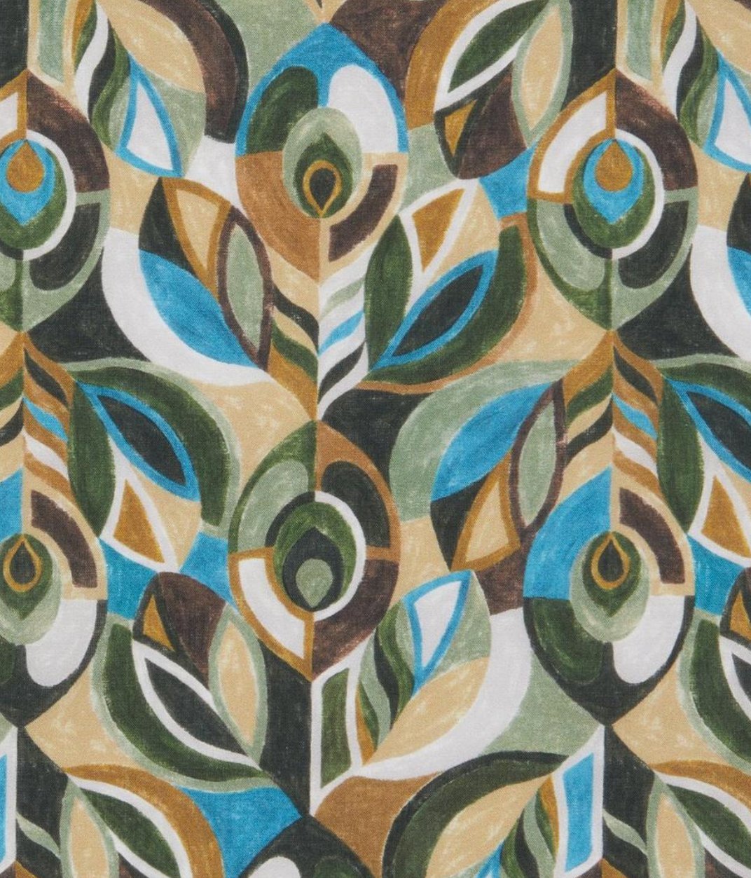 REMNANT Liberty Jewelled Peacock Tana Lawn - 1.35M
