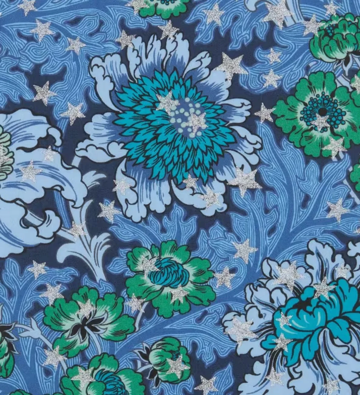 REMNANT Liberty December Day Star Tana Lawn - 1M