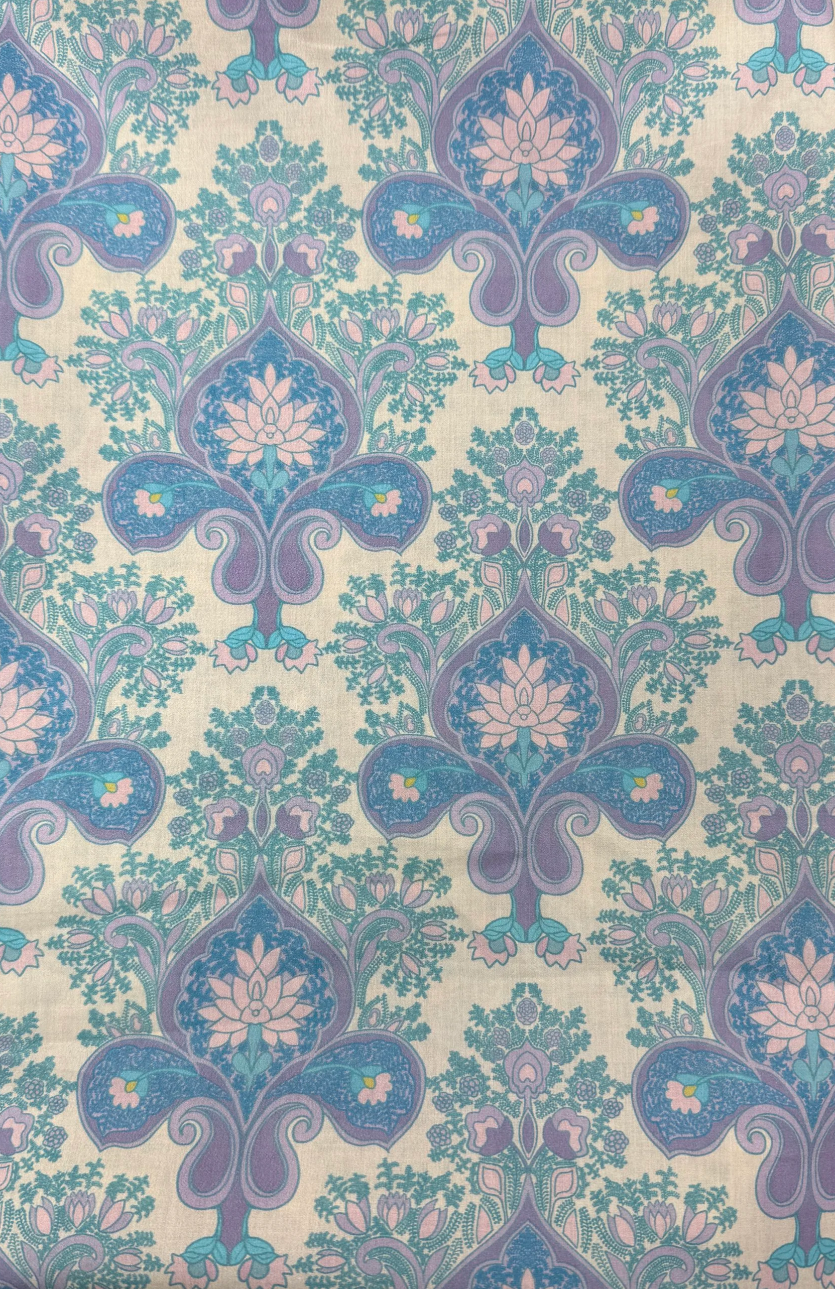 Blue Charade Cotton Lawn