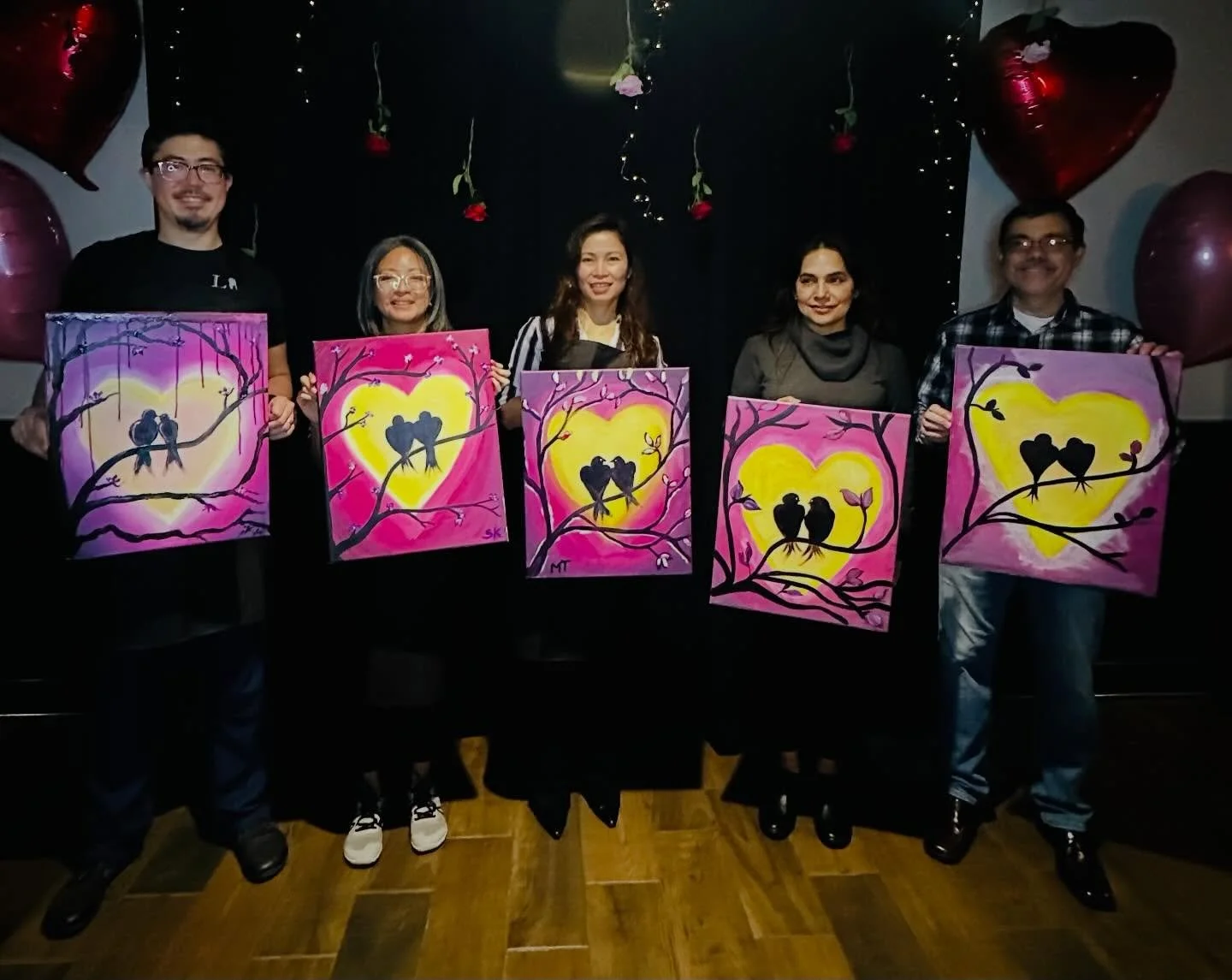 Big thanks to @norfolknavalmwr for having me teach a painting class at their Valentine's event! The vibe was great, with food, drinks, and super enthusiastic students. Loved seeing their artwork turn out so well!

#ValentinesEvent, #mwrlife