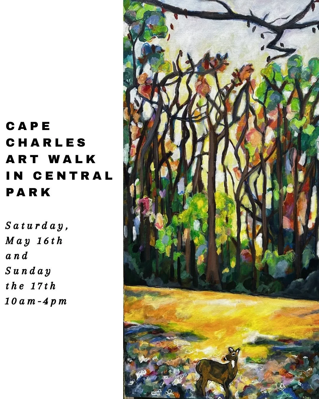 I will be setting up in Cape Charles Central Park this weekend for a small intimate show. It&rsquo;s going to be a beautiful weekend so if you are on the Shore, please come visit!

I&rsquo;d like to share a little behind the scenes story for this pai