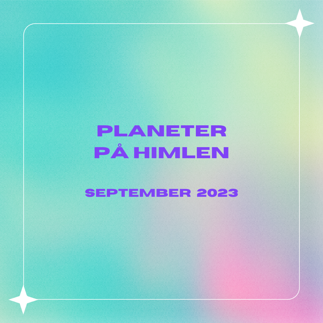 September -Planeter på himlen