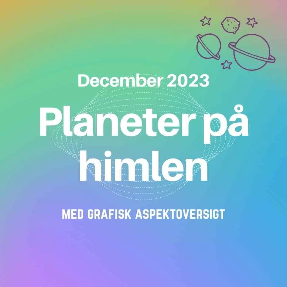 Planeter på himlen - december 2023