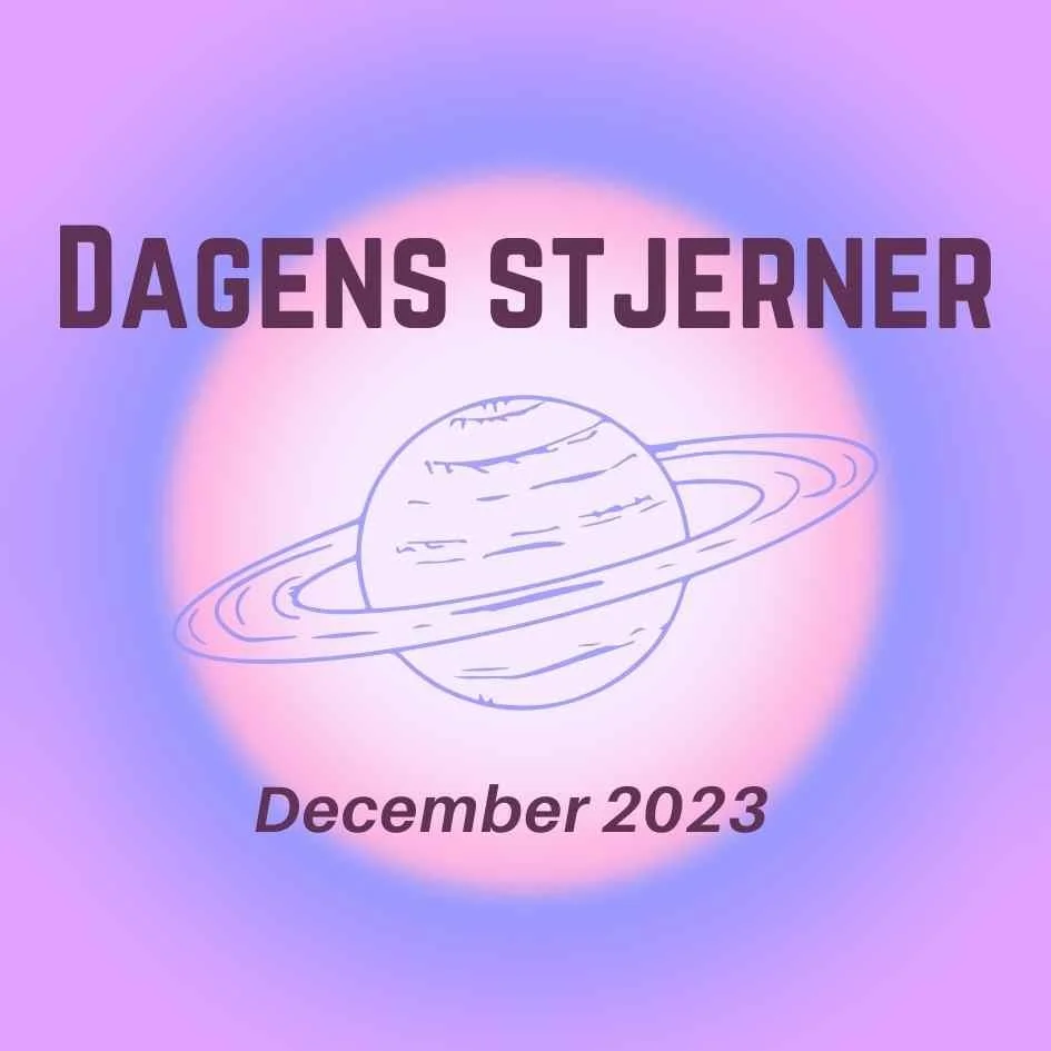 Dagens stjerner - December 2023