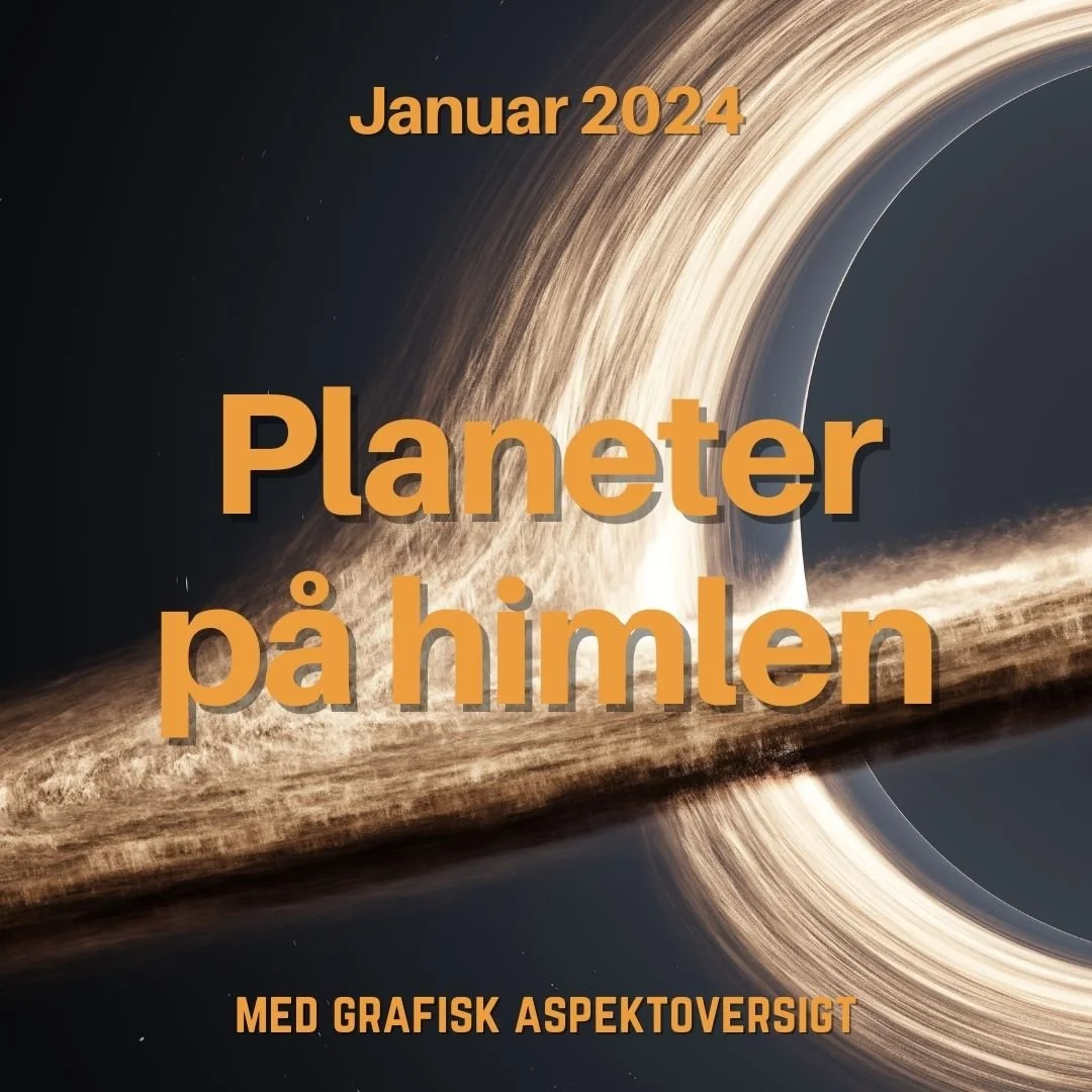 Planeter på himlen - januar 2024