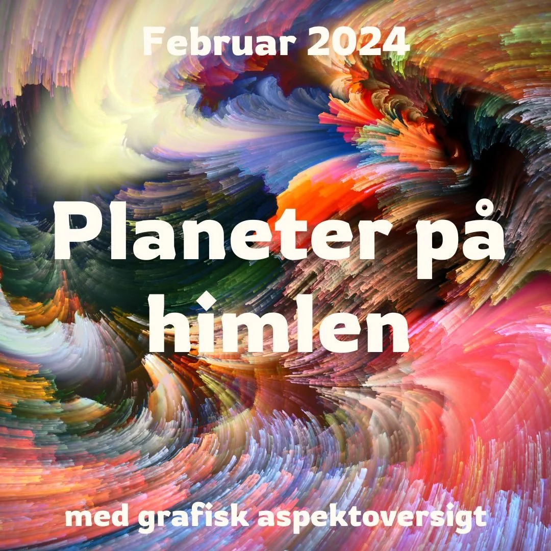 Planeter på himlen - februar 2024