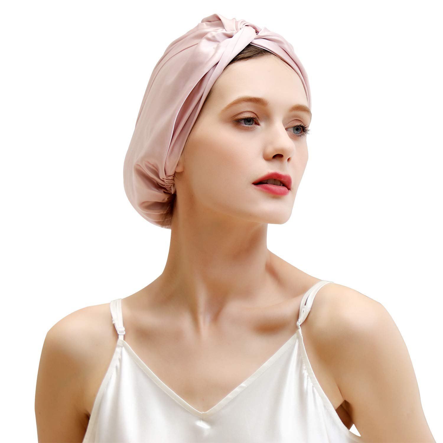 Mulberry Silk Sleep Cap for Women Hair Care