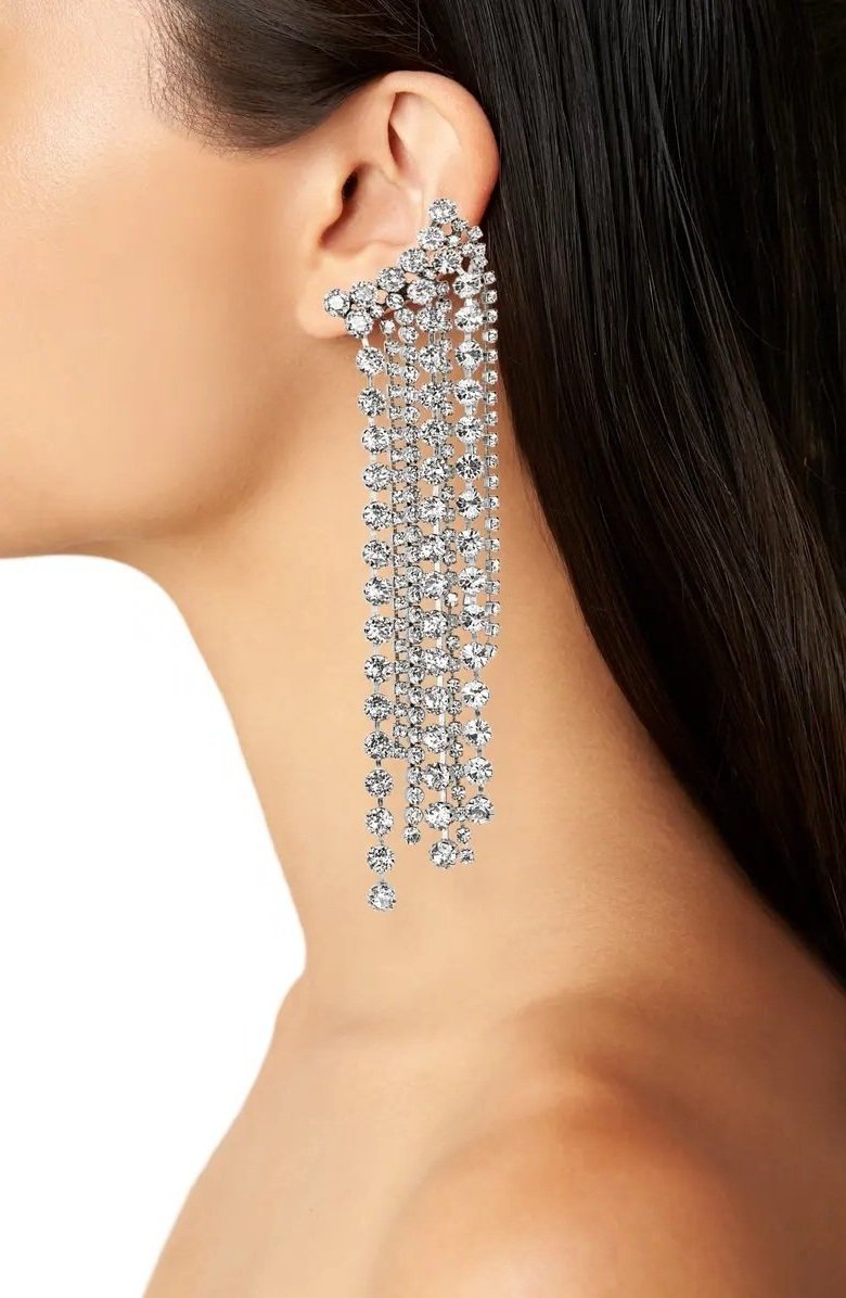 Chandelier Crystal Chain Earrings ISABEL MARANT