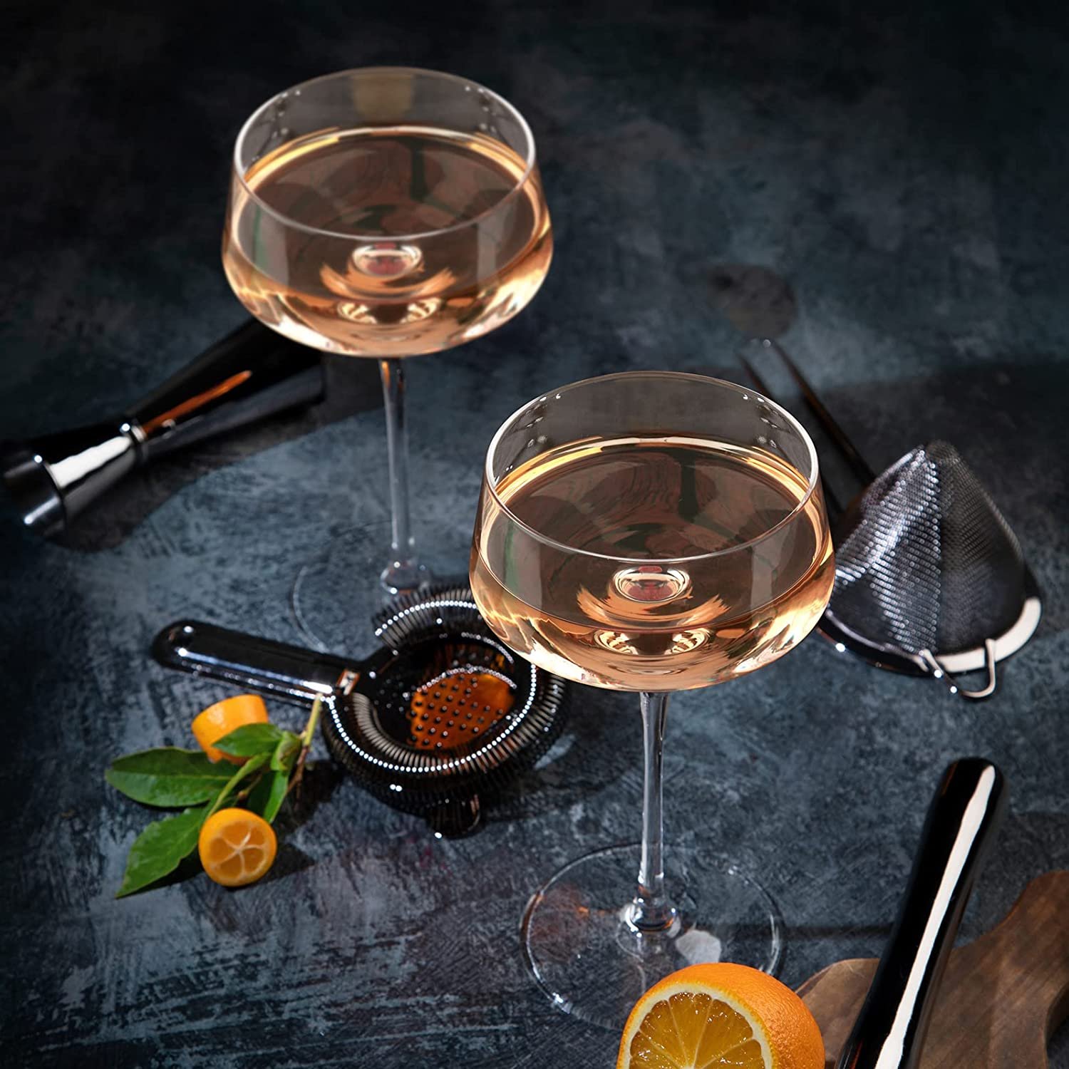  Chouggo Martini Glasses Set of 6, 8Oz Coupe Cocktail