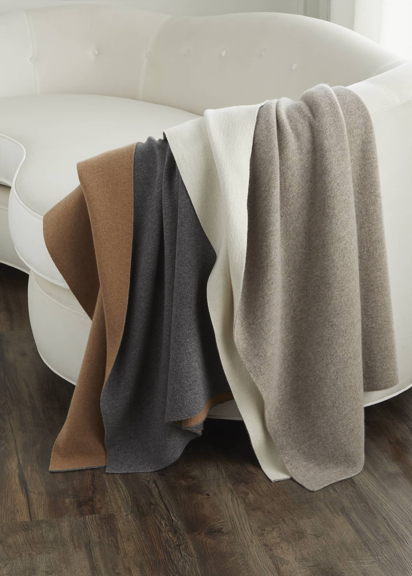 Double-Face Cashmere Throw