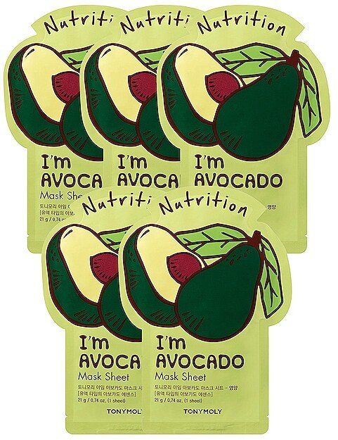 Avocado Sheet Mask 5 Pack