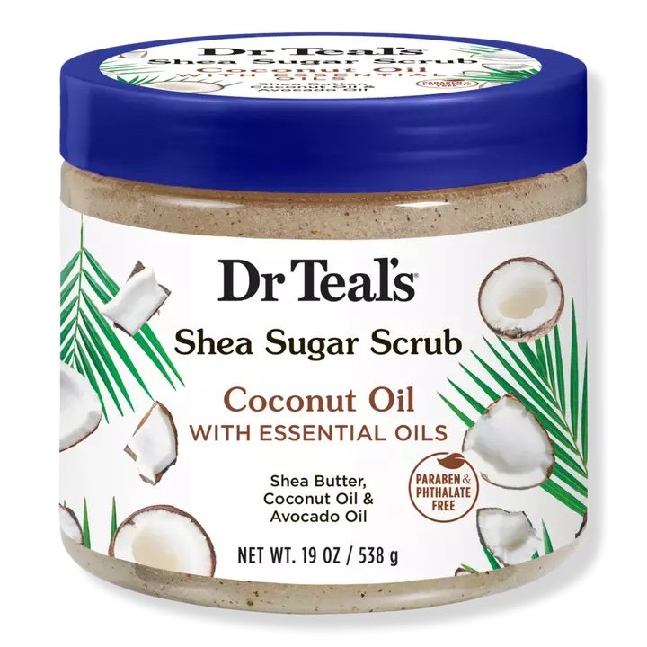 Shea Sugar Body Scrub with Coconut Oil and Essential Oils