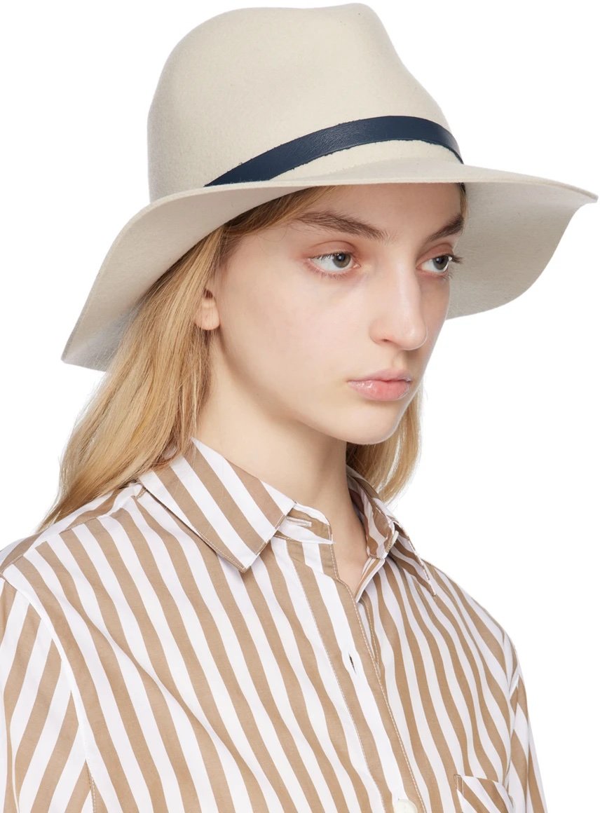RAG &amp; BONE Gray Finley Packable Fedora