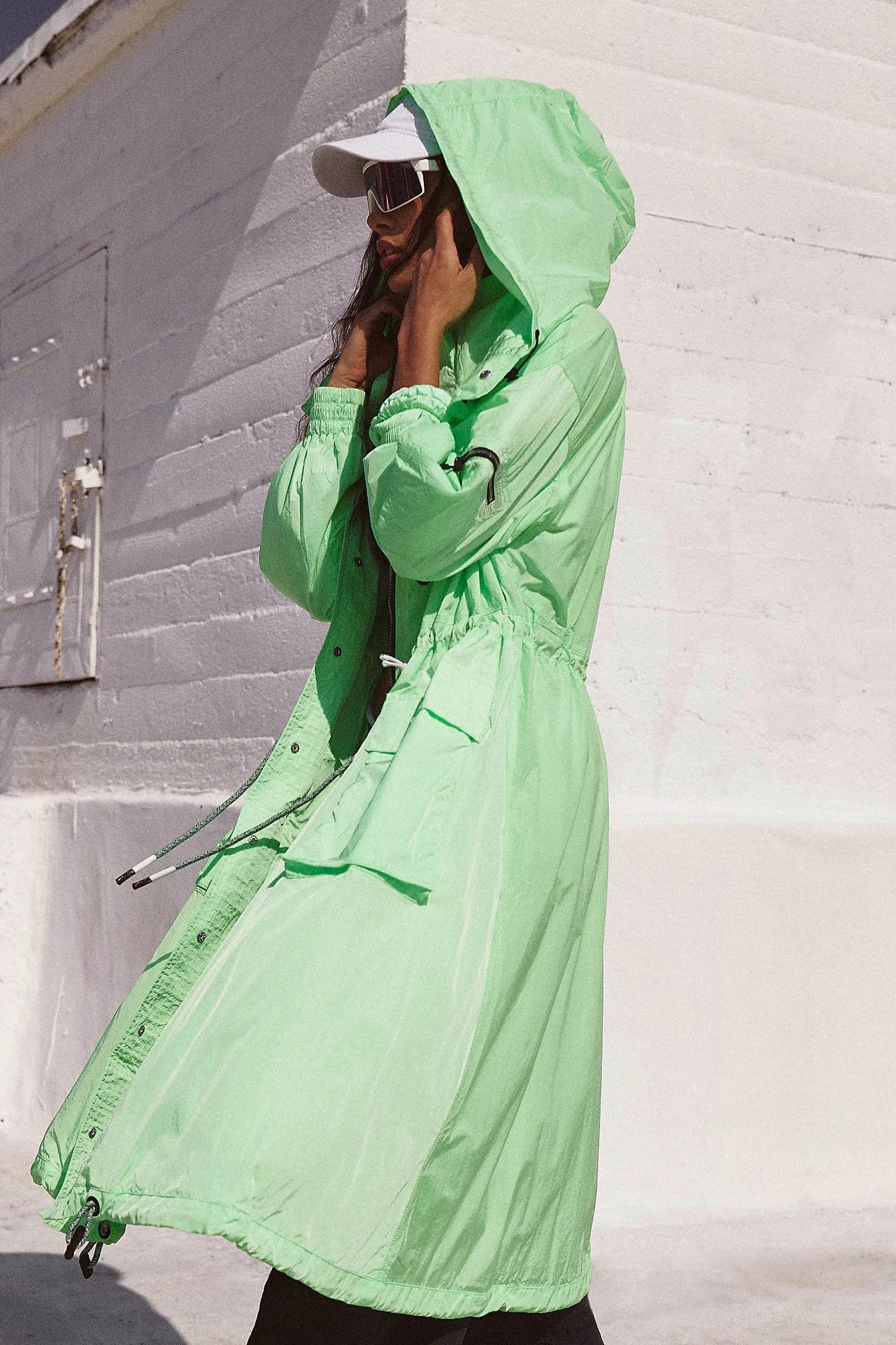 Mia Maxi Windbreaker