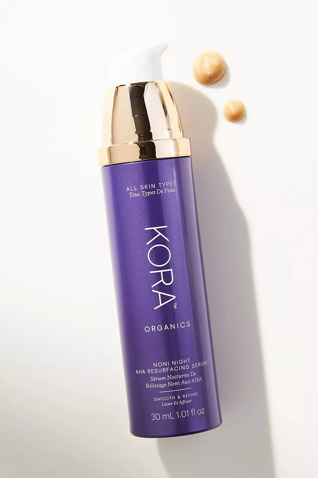 KORA Organics Noni Night AHA Resurfacing Serum