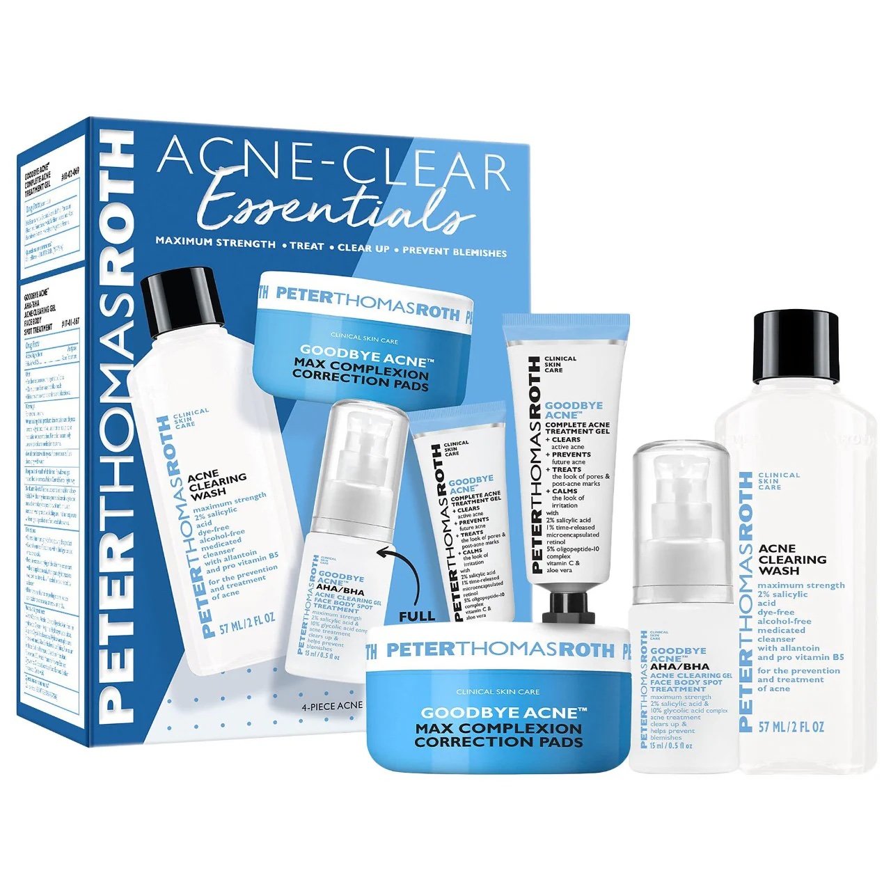 Acne-Clear Essentials 4-Piece Acne Kit