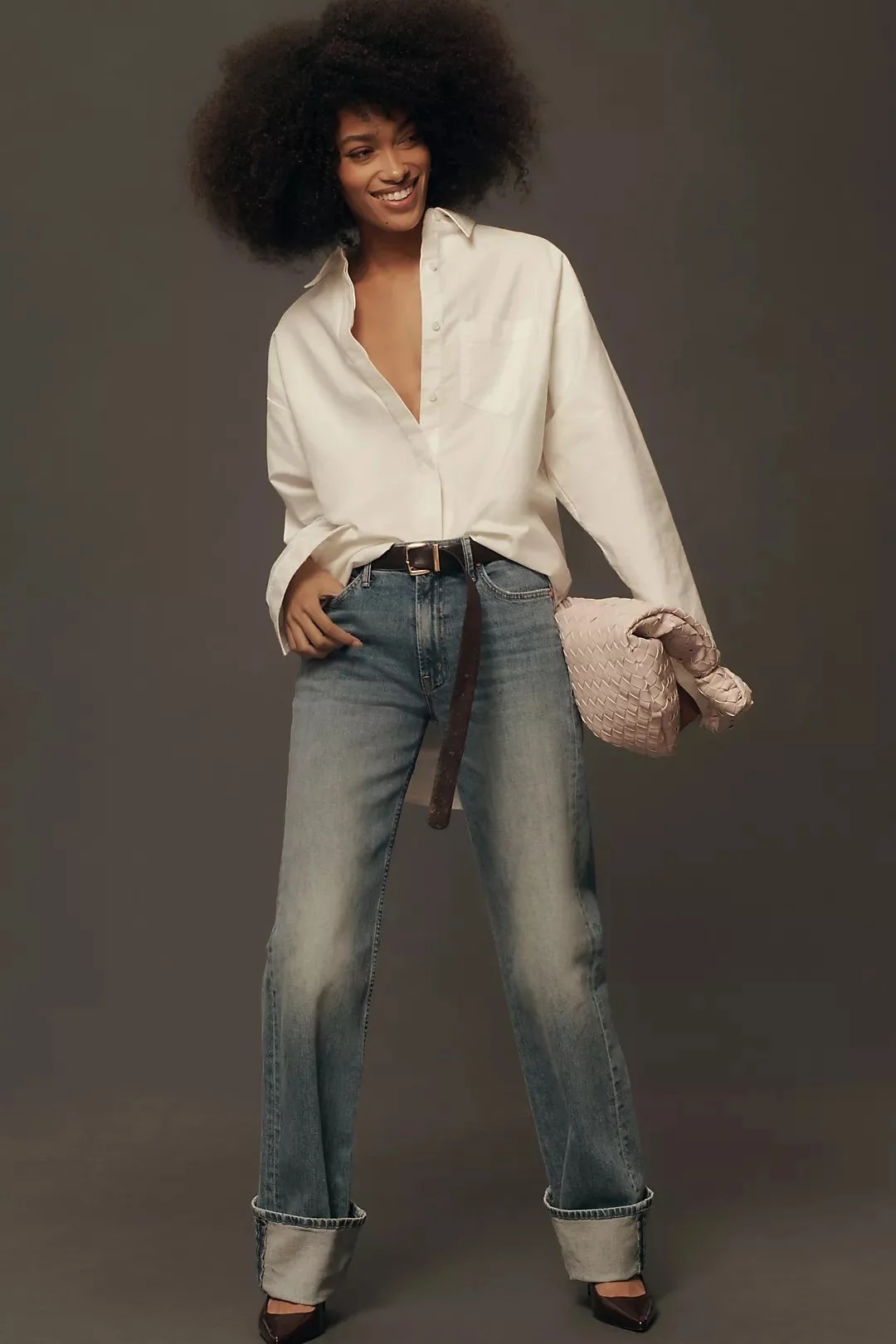 MOTHER The Duster Skimp Cuff Jeans