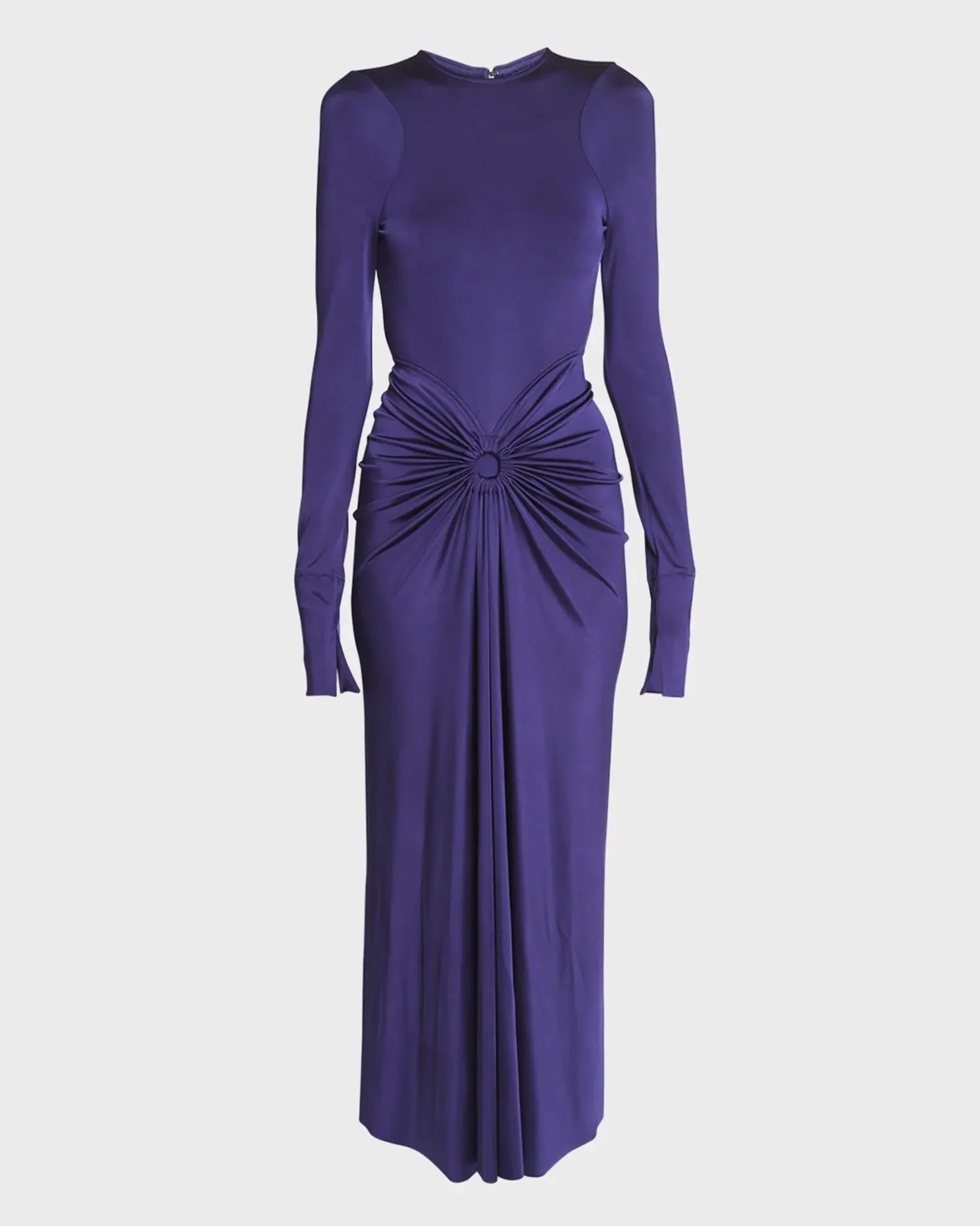 Gathered Circle Midi Dress