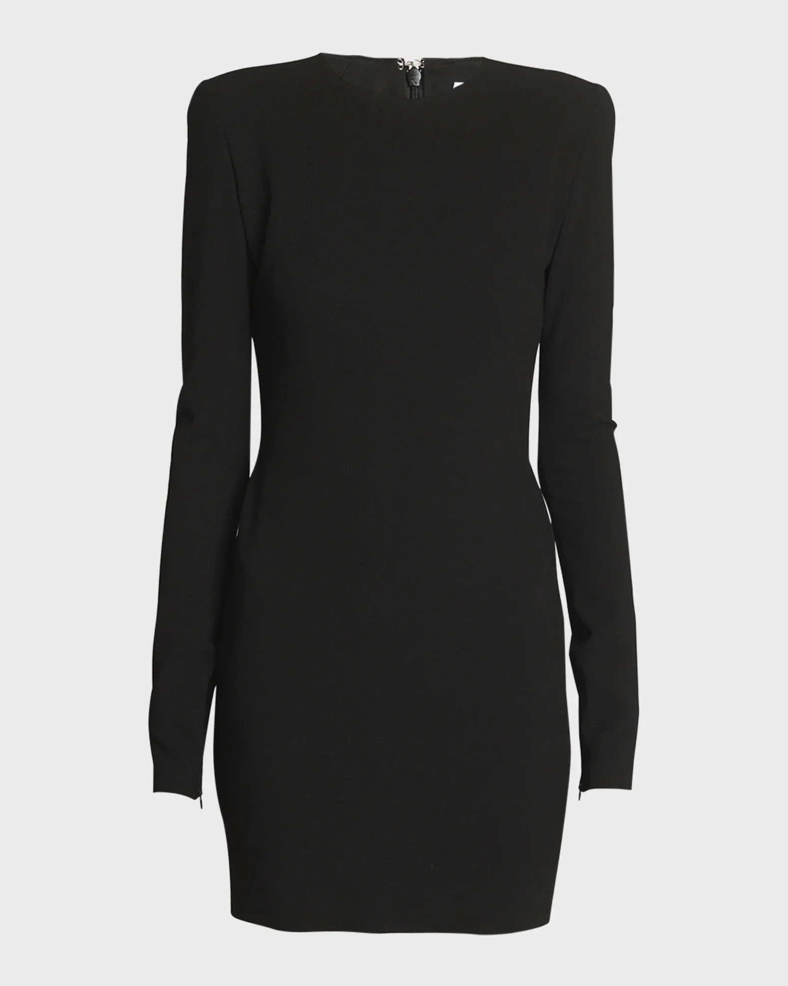 Fitted Mini Dress with Shoulder Pads