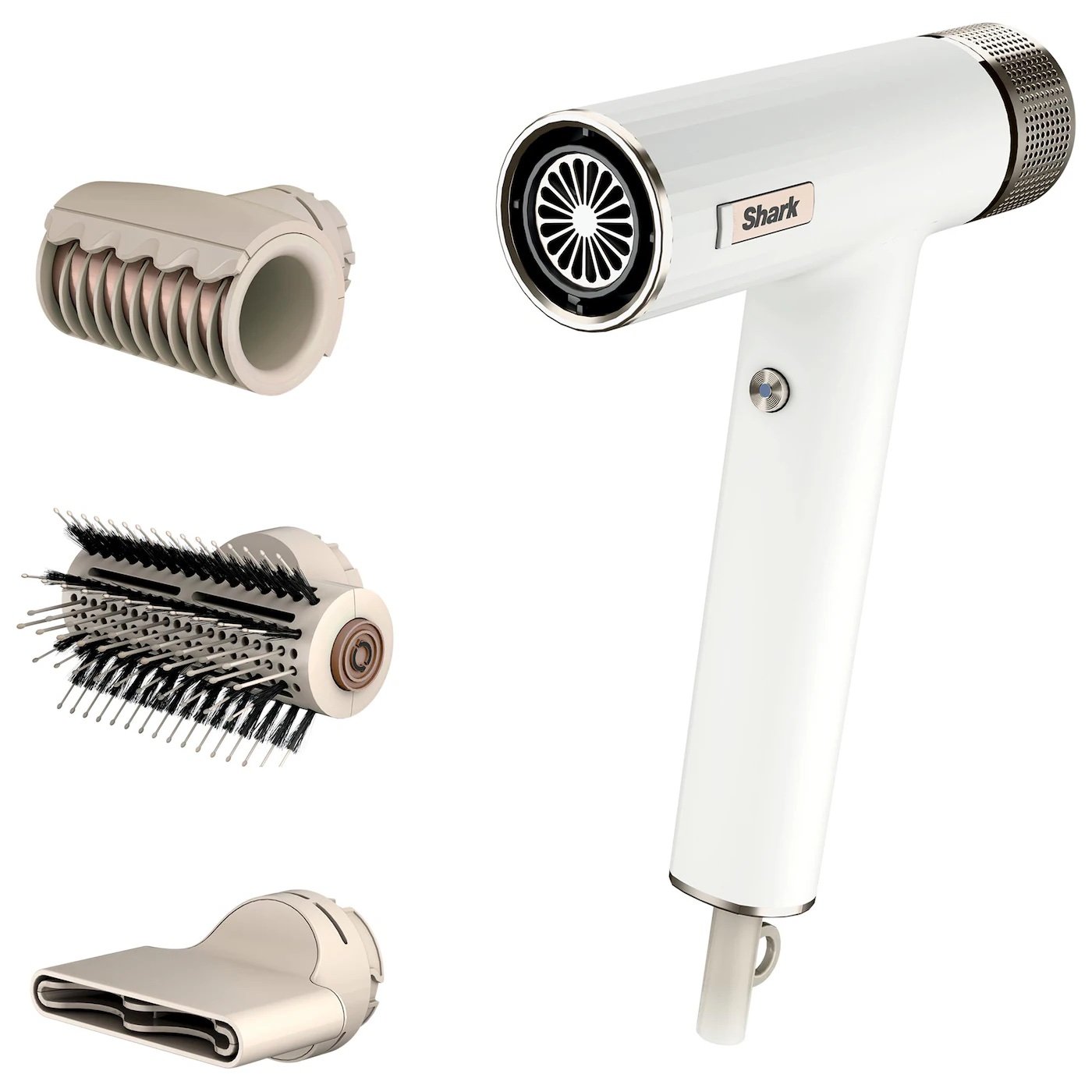 Finisher and High-Velocity Hair Dryer for Straight and Wavy Hair