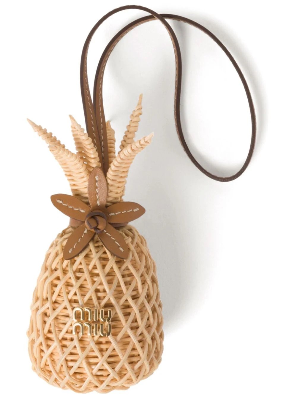 pineapple wicker charm