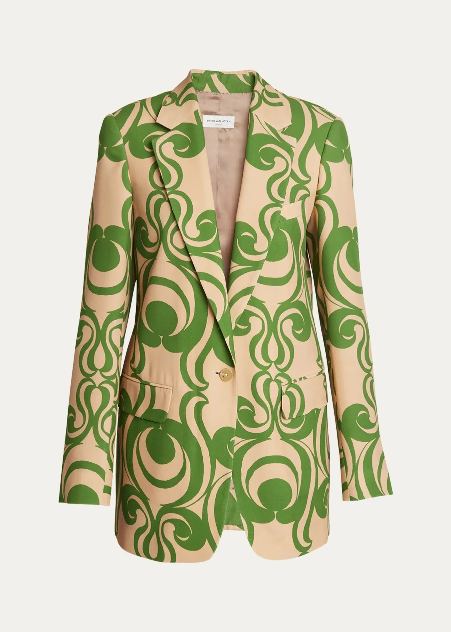 DRIES VAN NOTEN Blanchet Abstract-Print Jacket