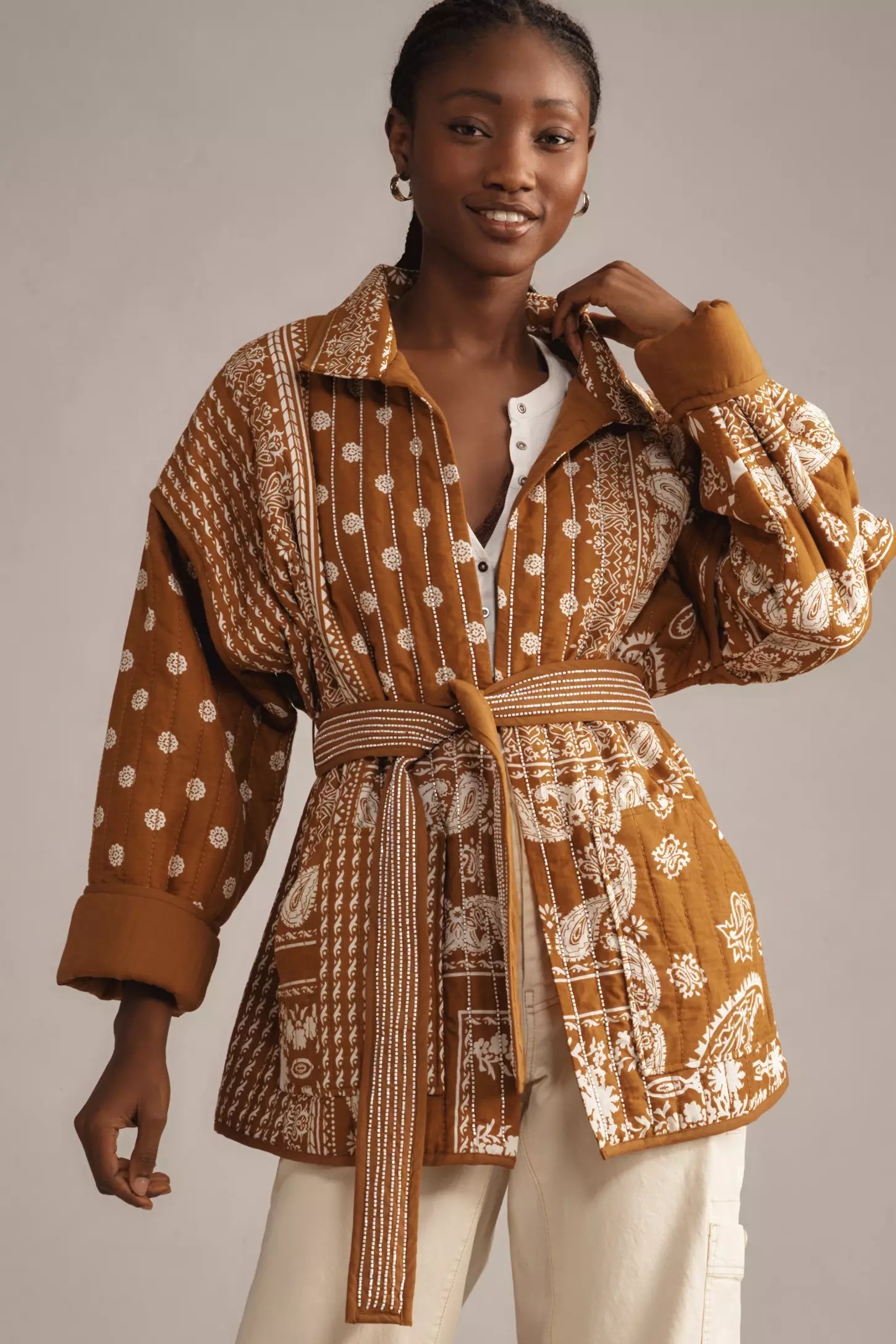 Embellished Quilted Jacket