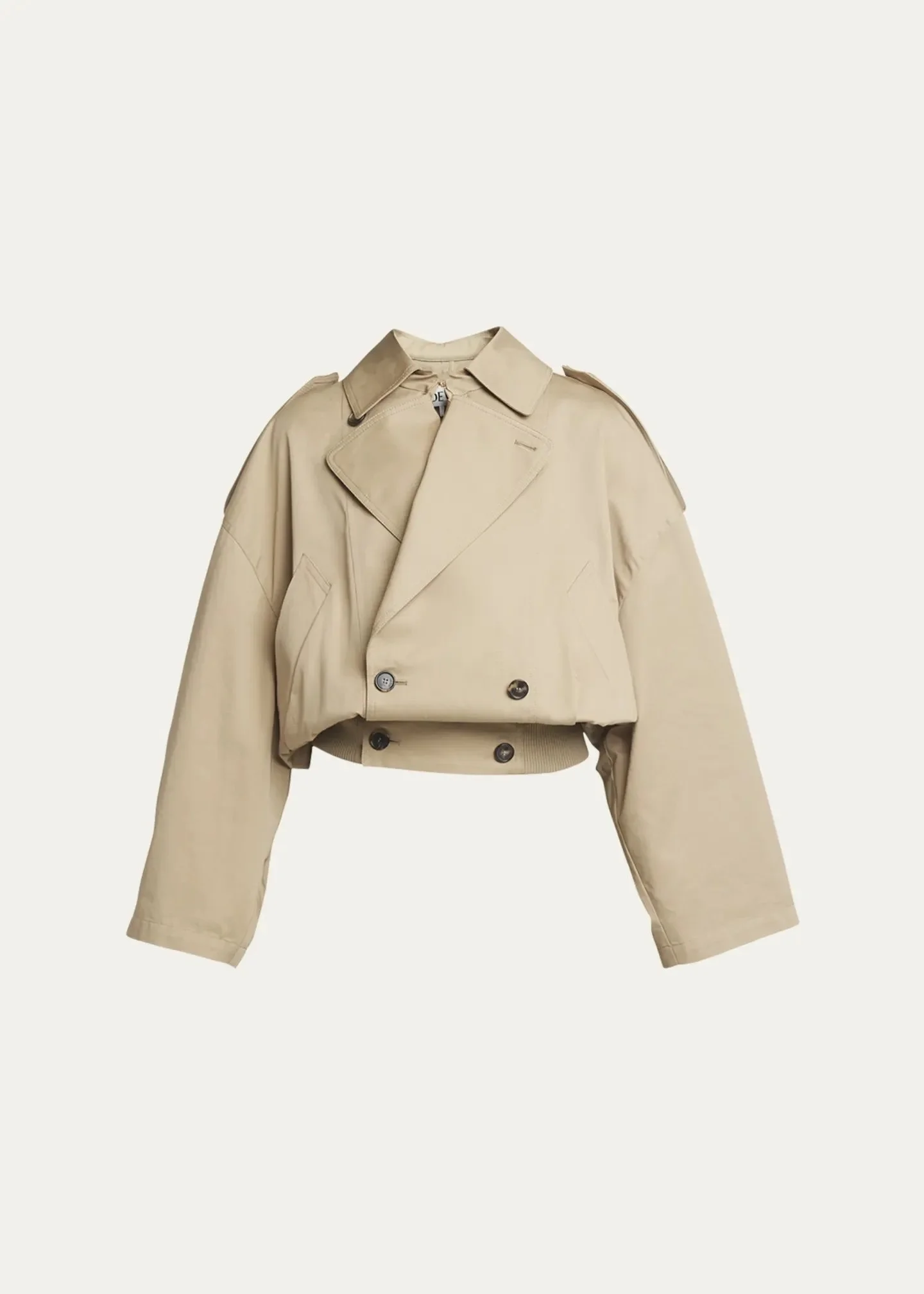 Cropped Trench Jacket