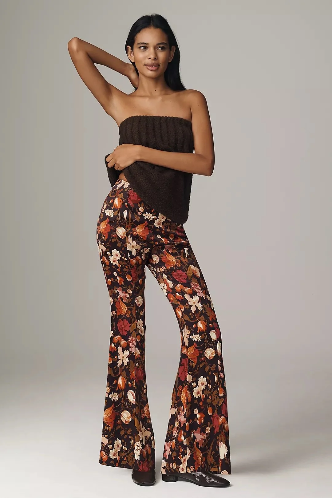 Satin Flare Pants