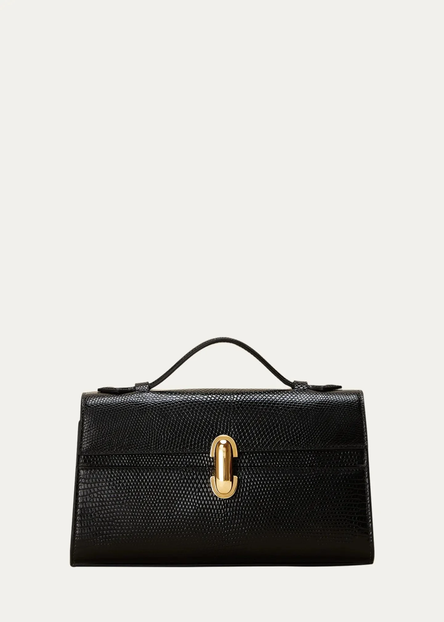 The Symmetry Pouchette Lizzard Top-Handle Bag