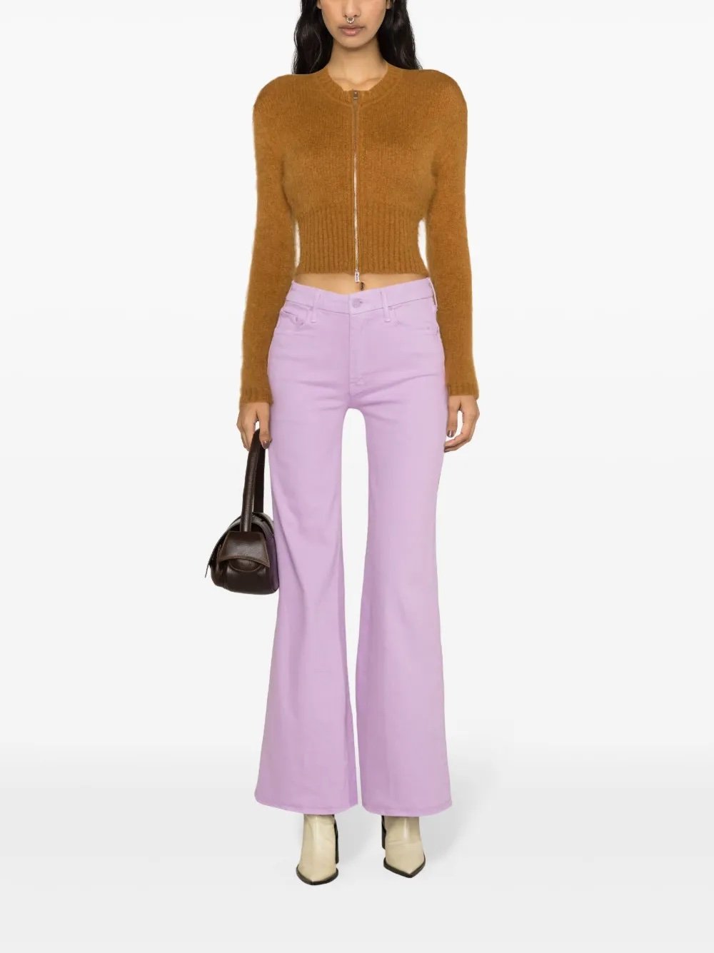 MOTHER The Roller Sneak flared jeans