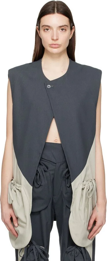 STRONGTHE Gray Fangs Pouch Vest