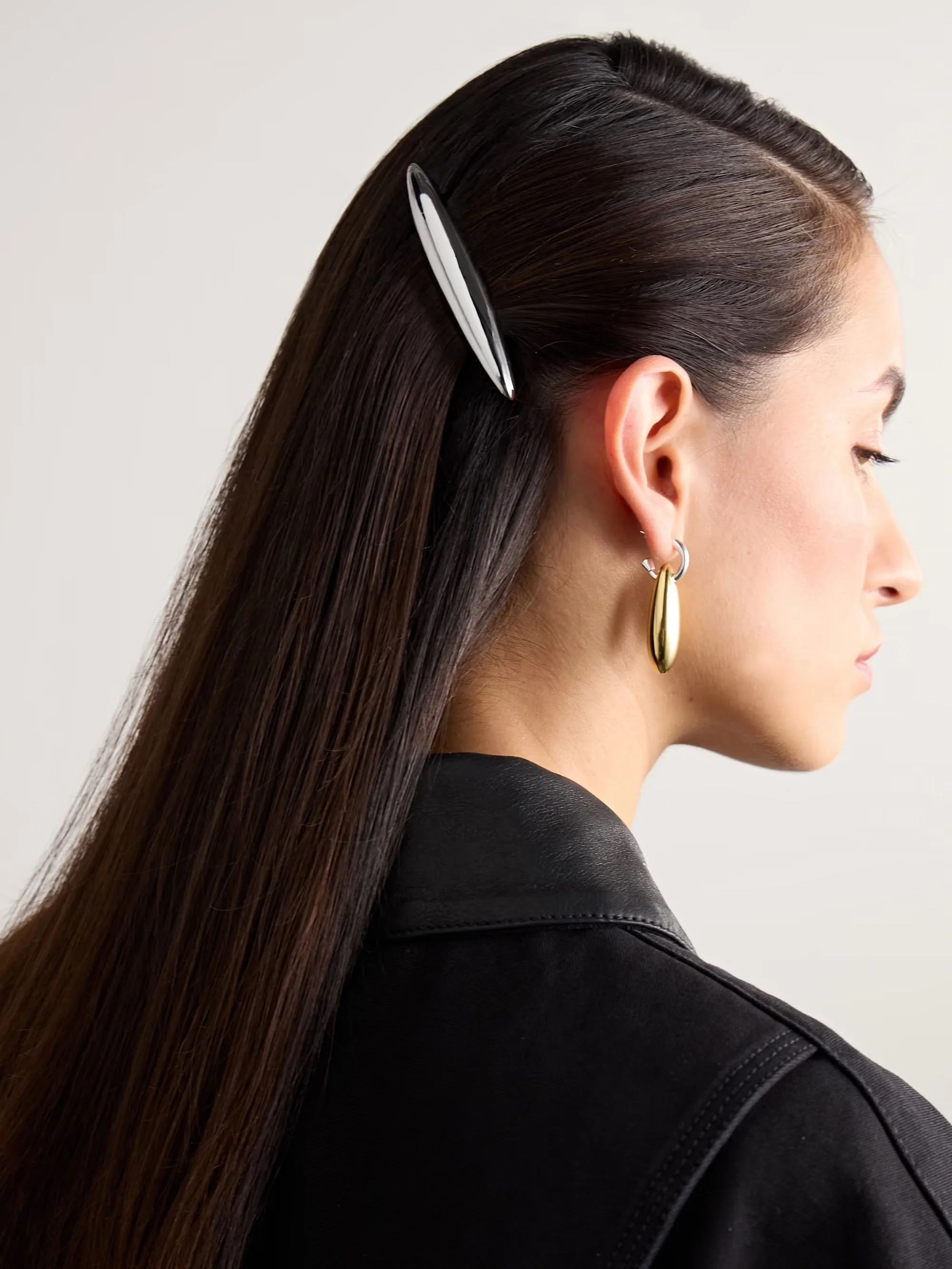 Maxine silver-tone hair clip