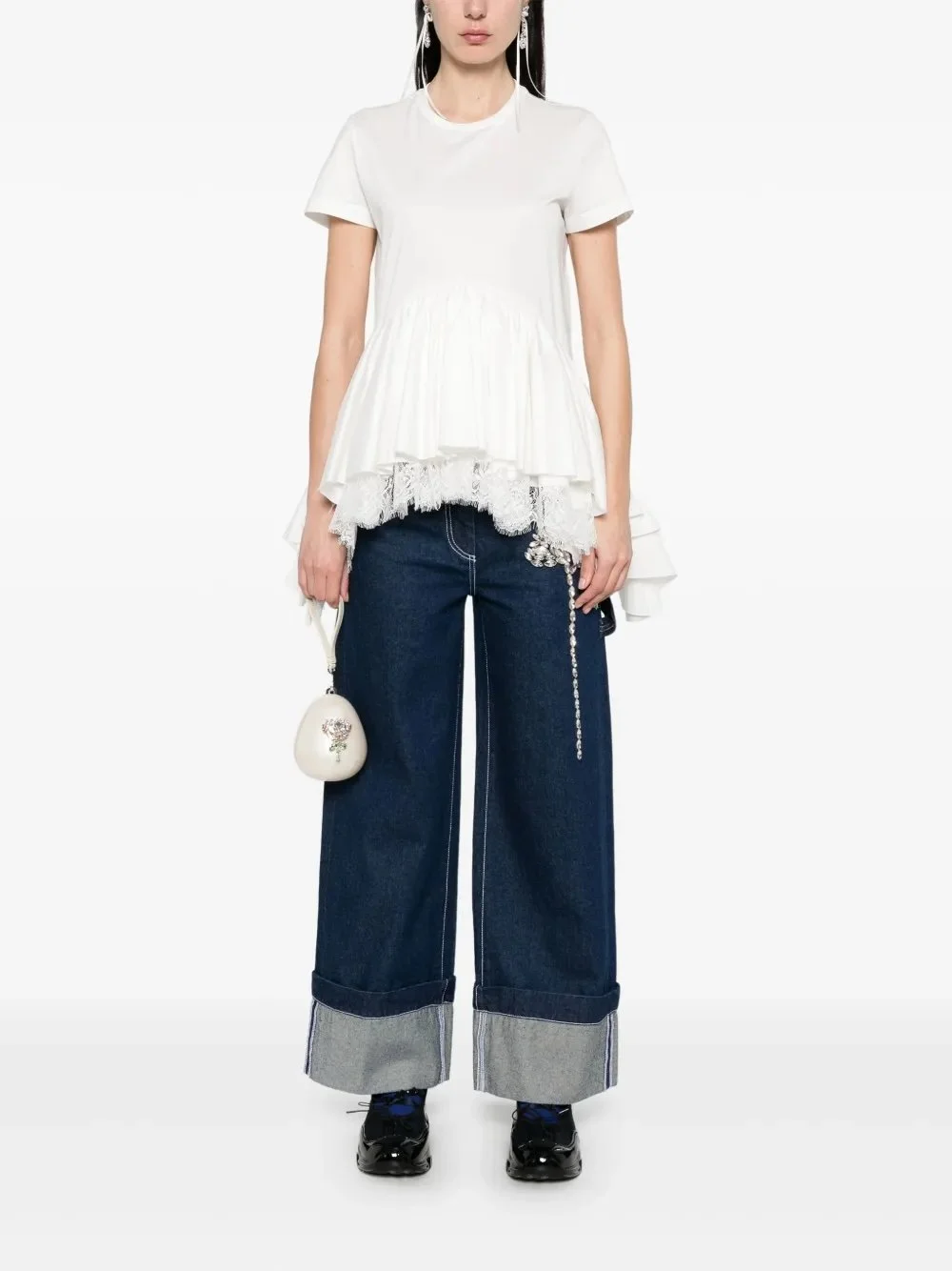 Embellished Carnation Jeans