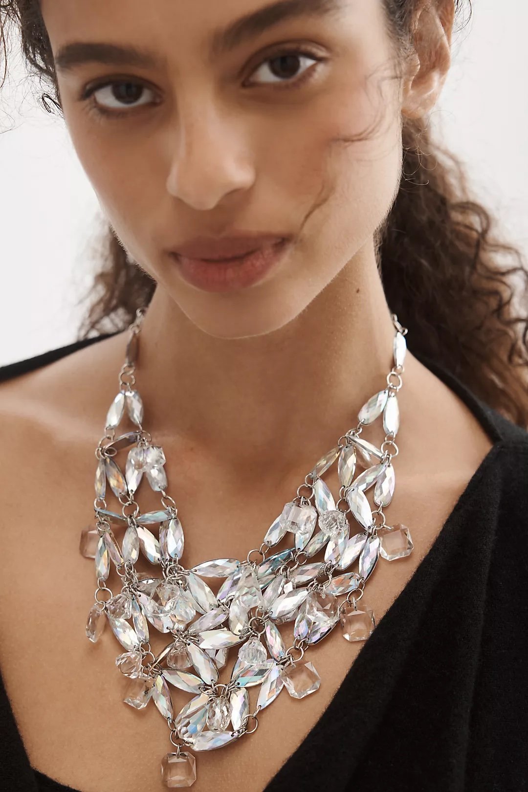 Crystal Statement Collar Necklace