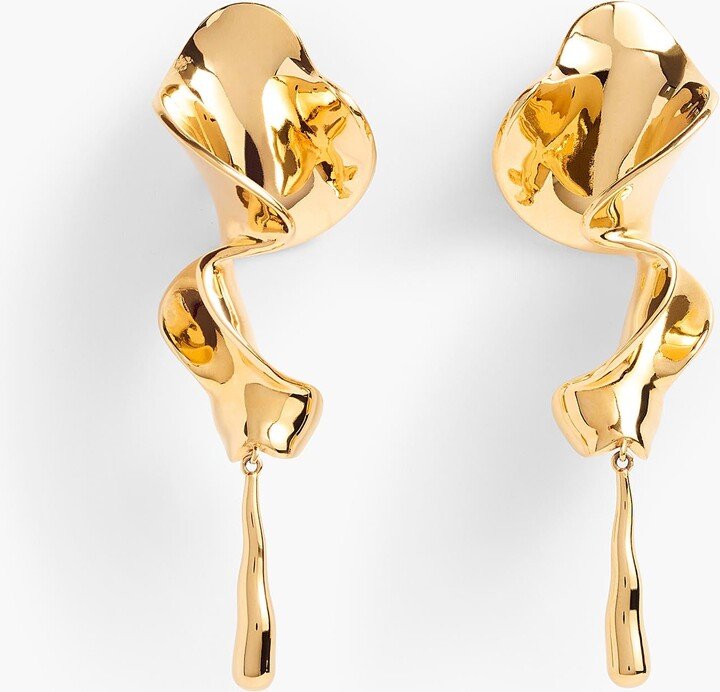 Tidal Earrings in Gold