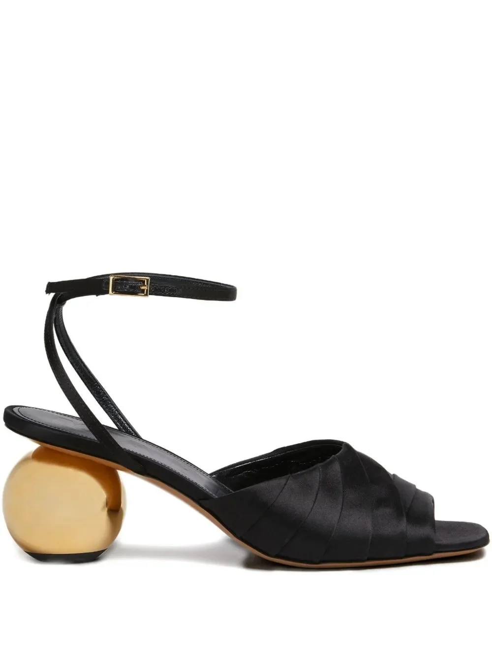 Marni leather sculptural heel sandals